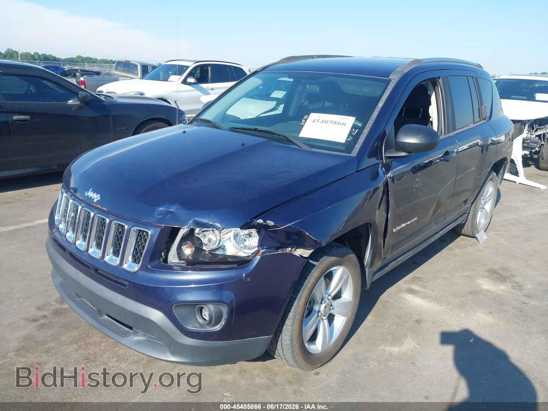 2014 JEEP COMPASS - VIN: 1C4NJCBB3ED856539 - Фото 2