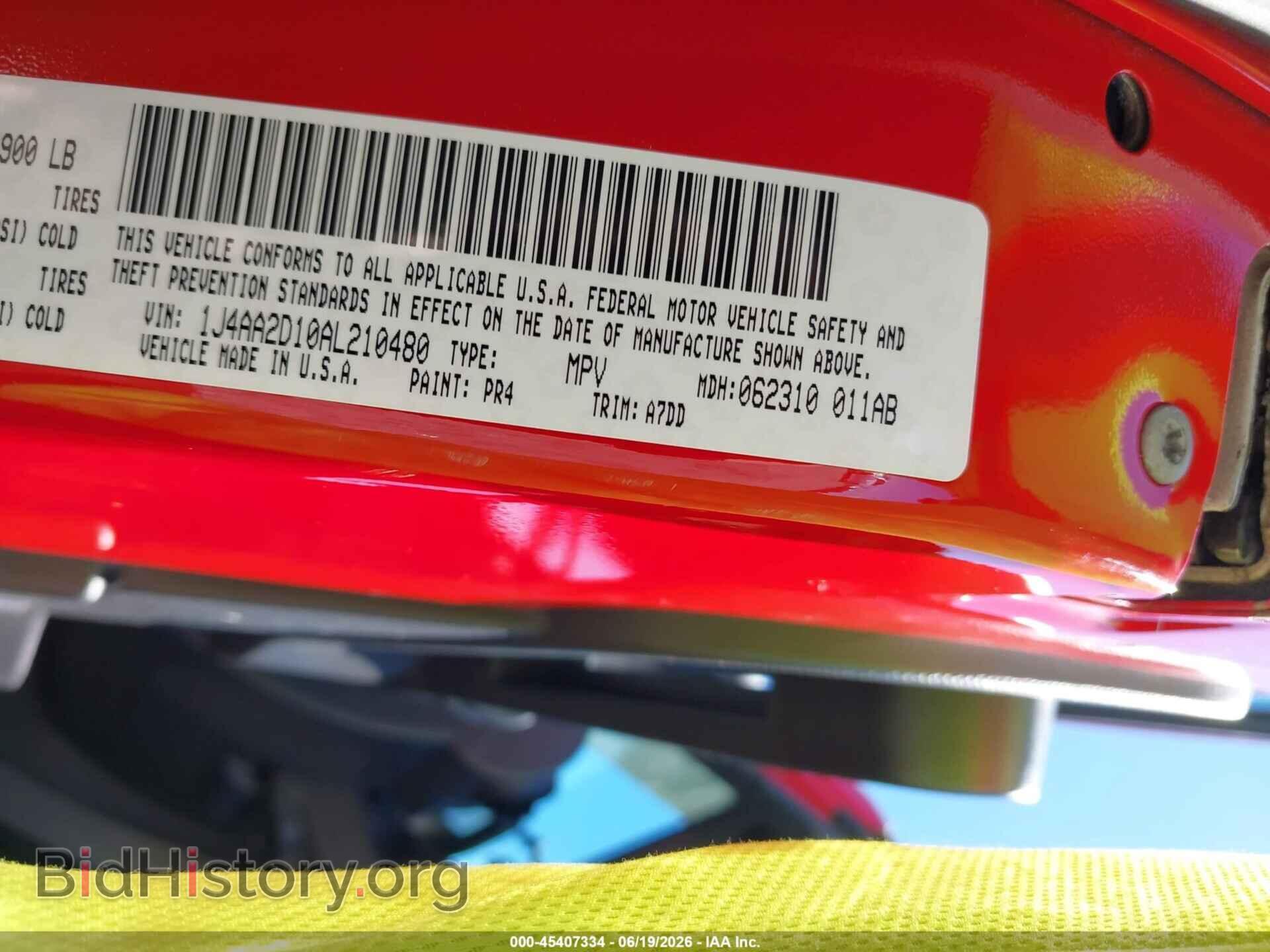 2010 JEEP WRANGLER - VIN: 1J4AA2D10AL210480 - Фото 9