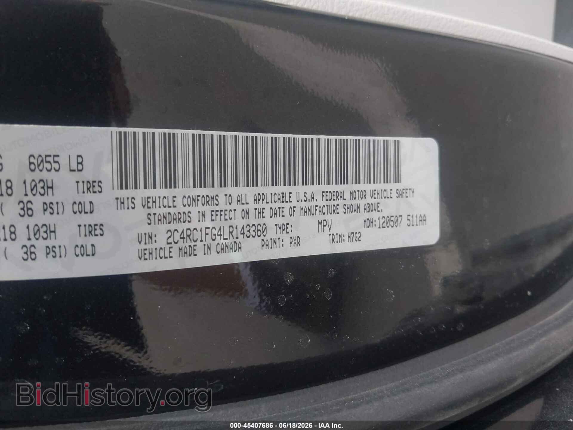 2020 CHRYSLER PACIFICA - VIN: 2C4RC1FG4LR143360 - Photo 9