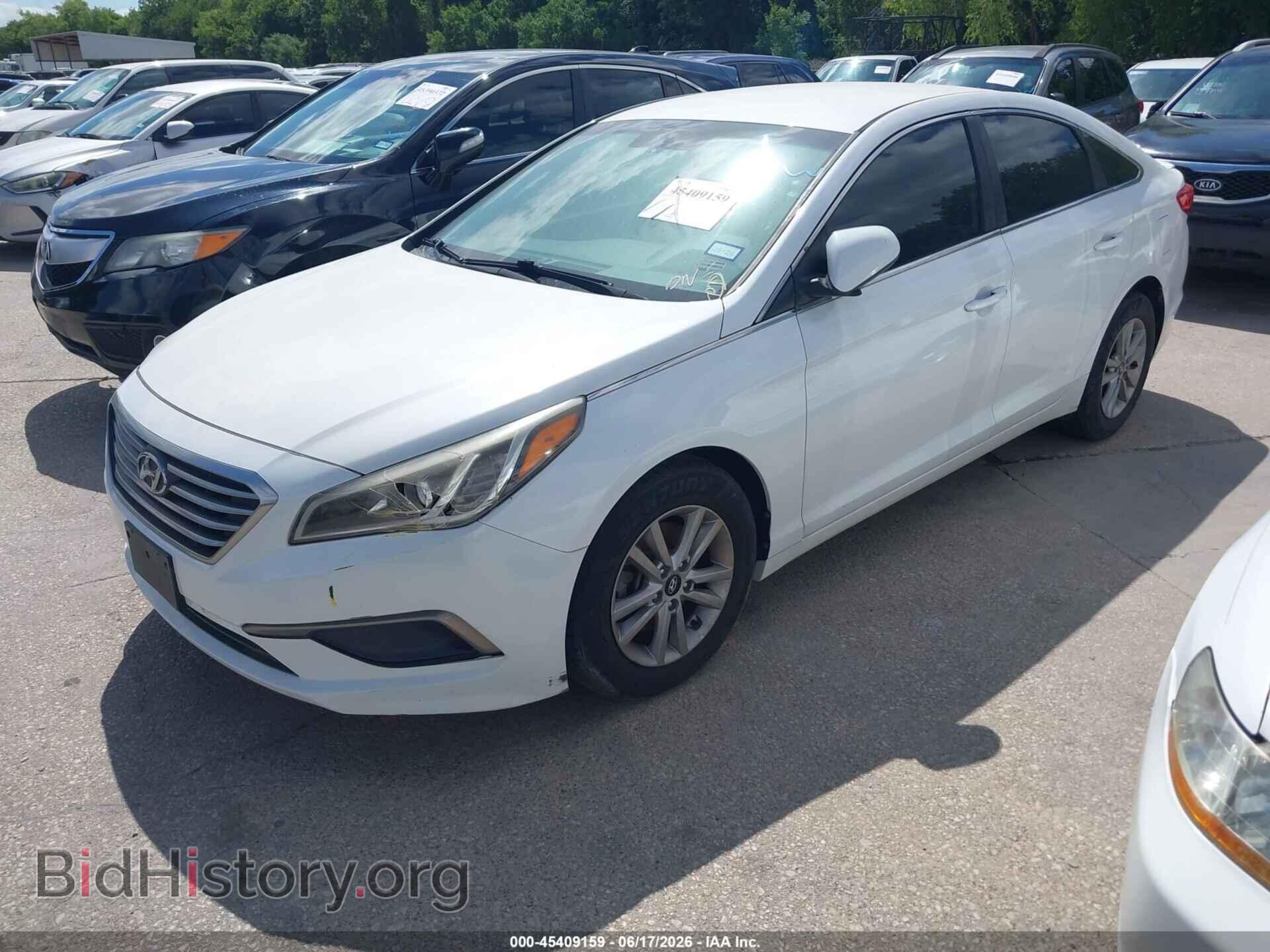 2016 HYUNDAI SONATA - VIN: 5NPE24AF5GH320552 - Фото 2