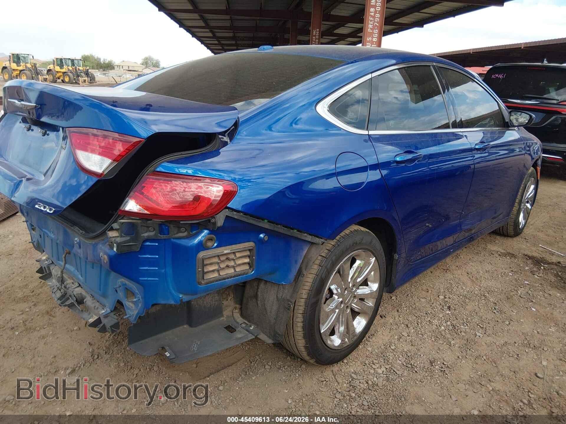 2016 CHRYSLER 200 - VIN: 1C3CCCAB8GN152423 - Фото 4
