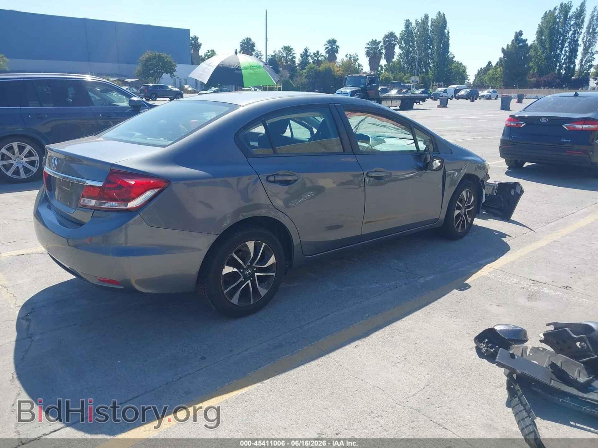 2013 HONDA CIVIC - VIN: 19XFB2F83DE229492 - Фото 4