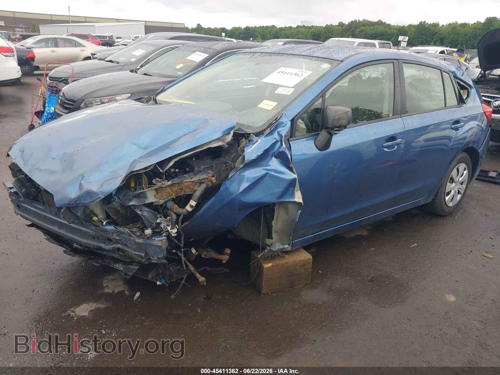 2014 SUBARU IMPREZA - VIN: JF1GPAA67EH338772 - Фото 2