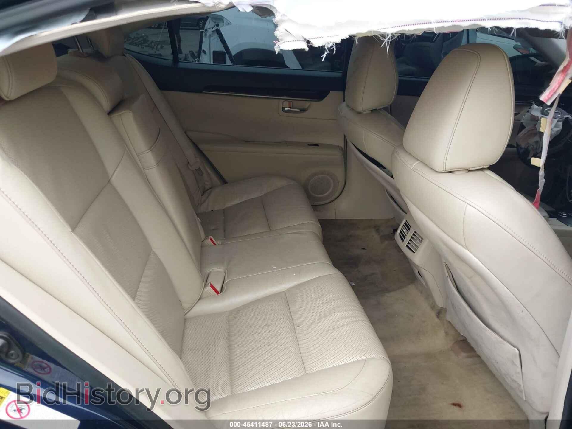 2013 LEXUS ES 350 - VIN: JTHBK1GG2D2027012 - Фото 8