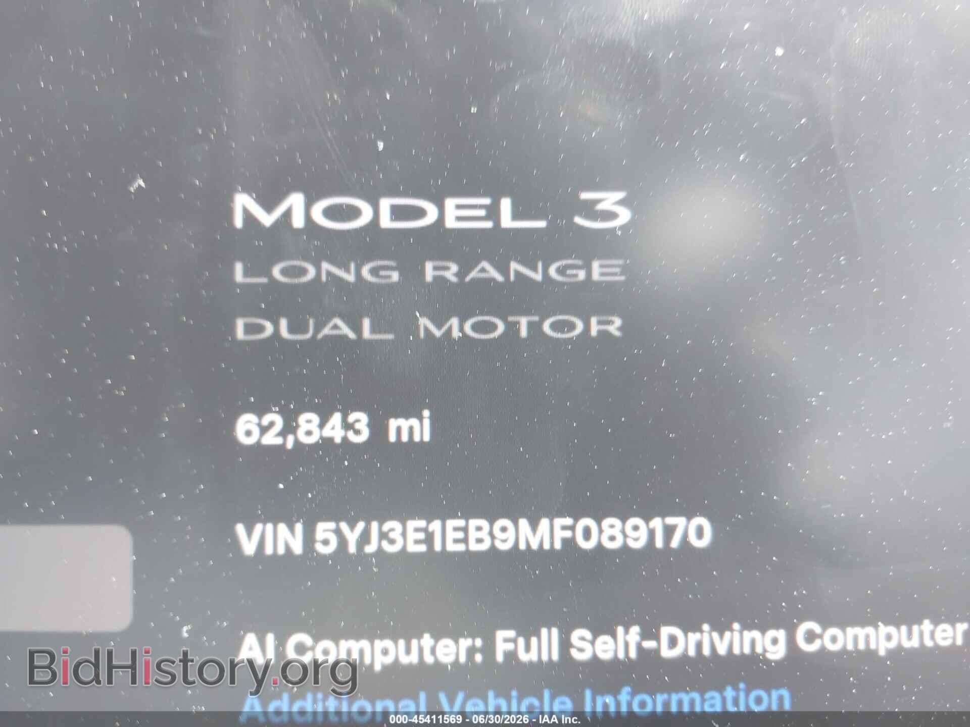 2021 TESLA MODEL 3 - VIN: 5YJ3E1EB9MF089170 - Фото 7