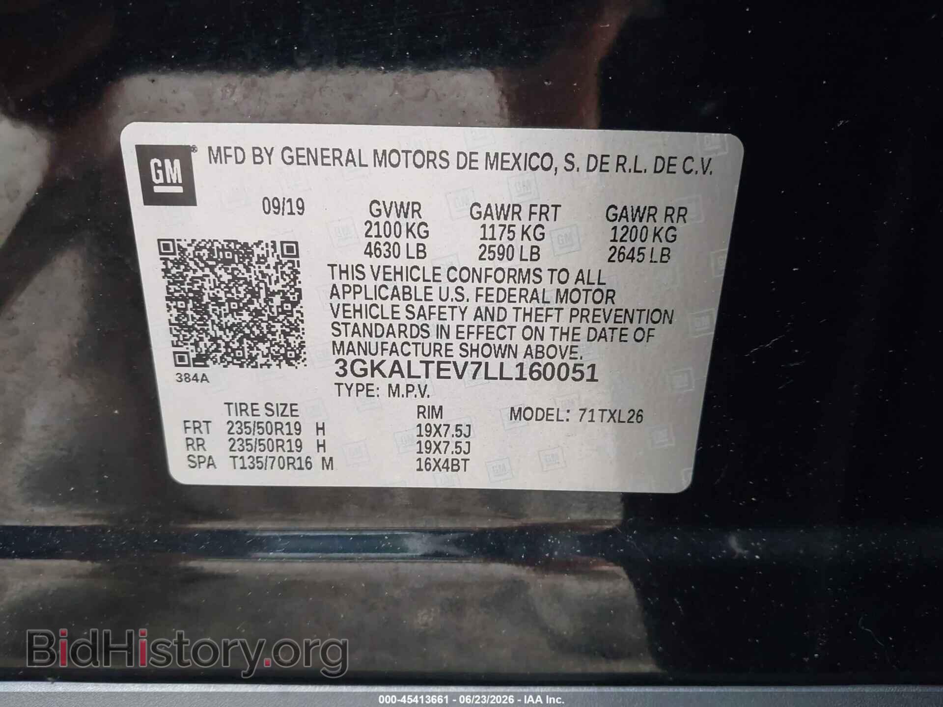 2020 GMC TERRAIN - VIN: 3GKALTEV7LL160051 - Photo 9