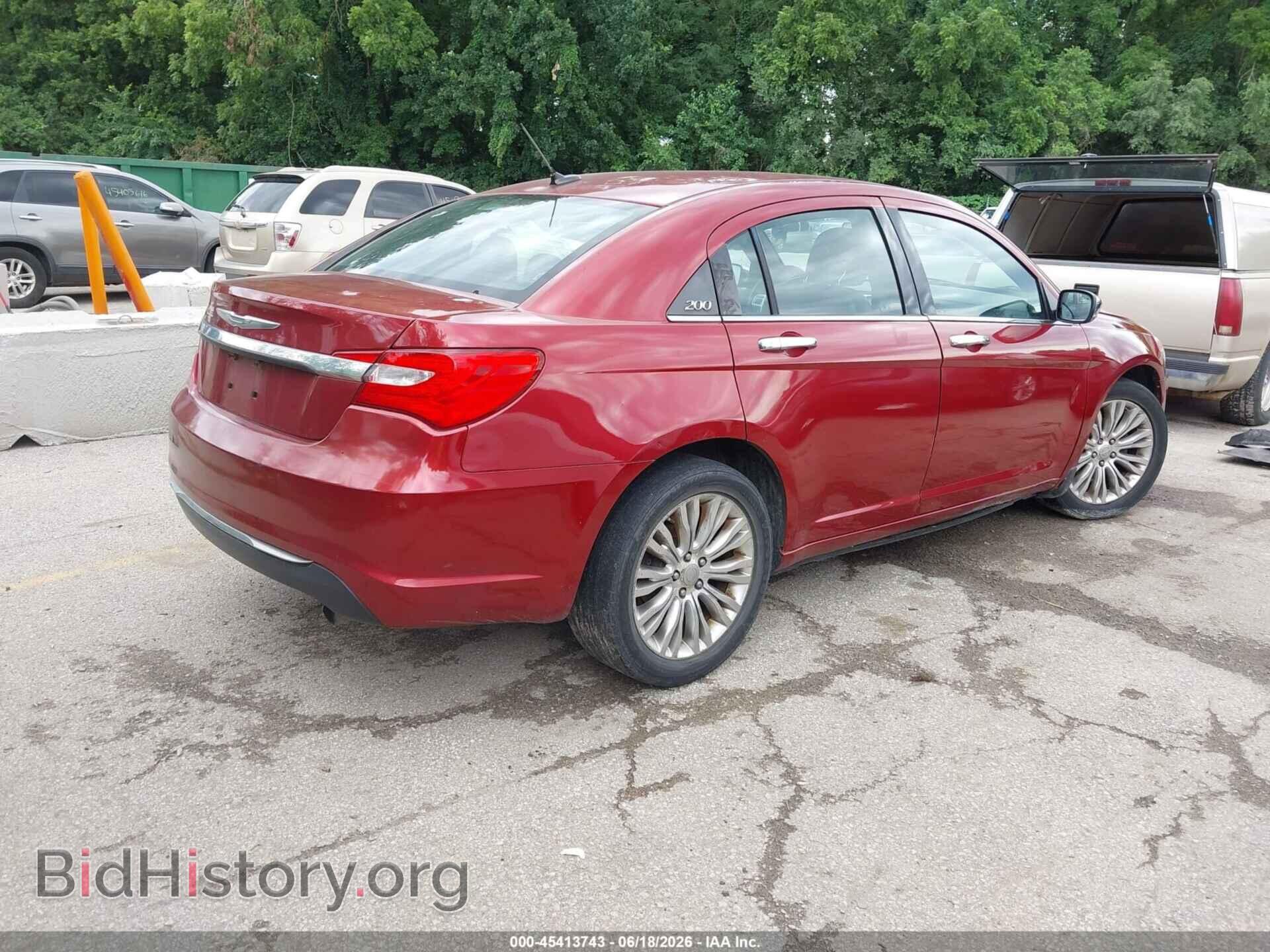 2012 CHRYSLER 200 - VIN: 1C3CCBCB5CN143227 - Фото 4