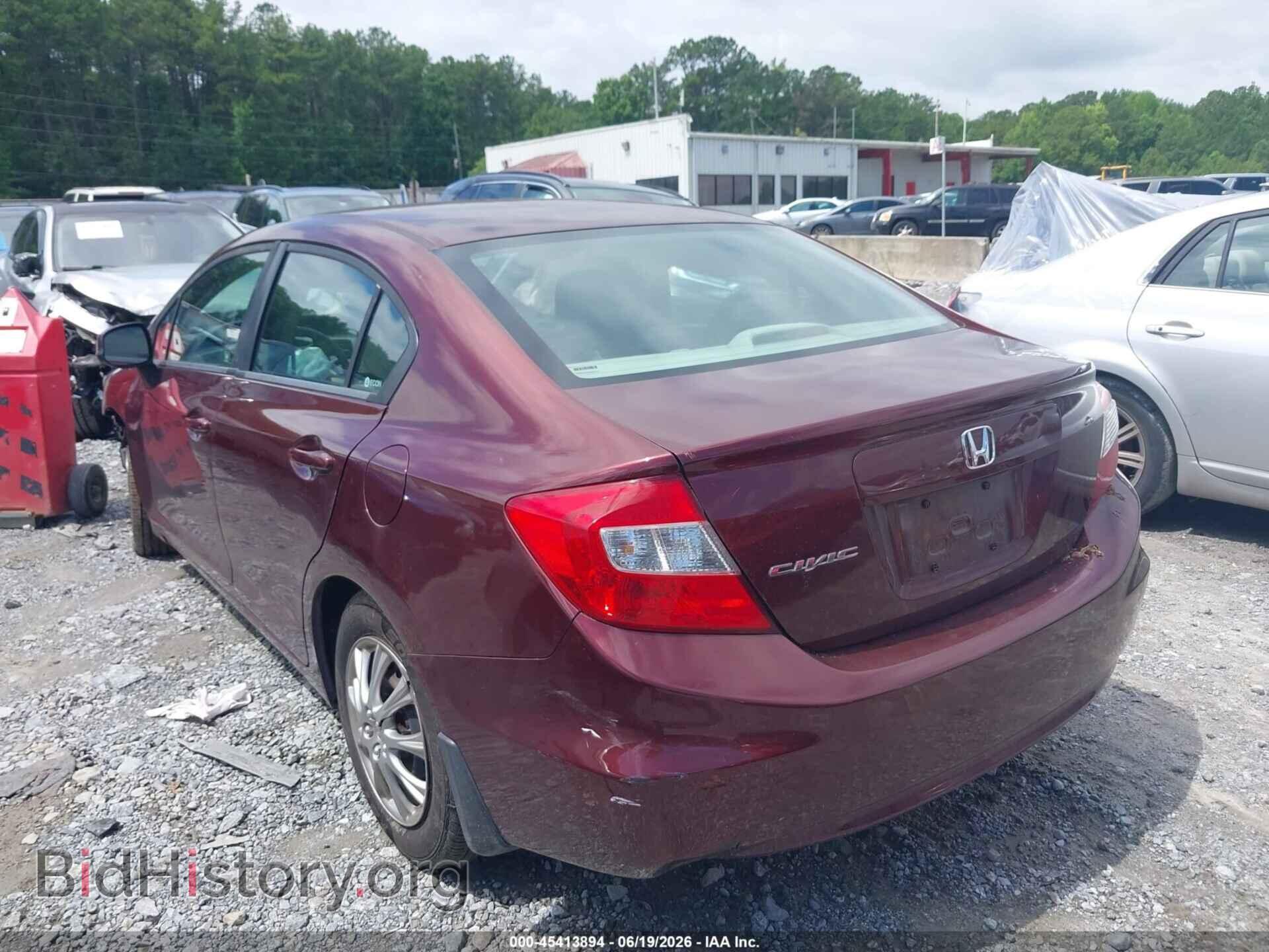 2012 HONDA CIVIC - VIN: 19XFB2F51CE078253 - Фото 3