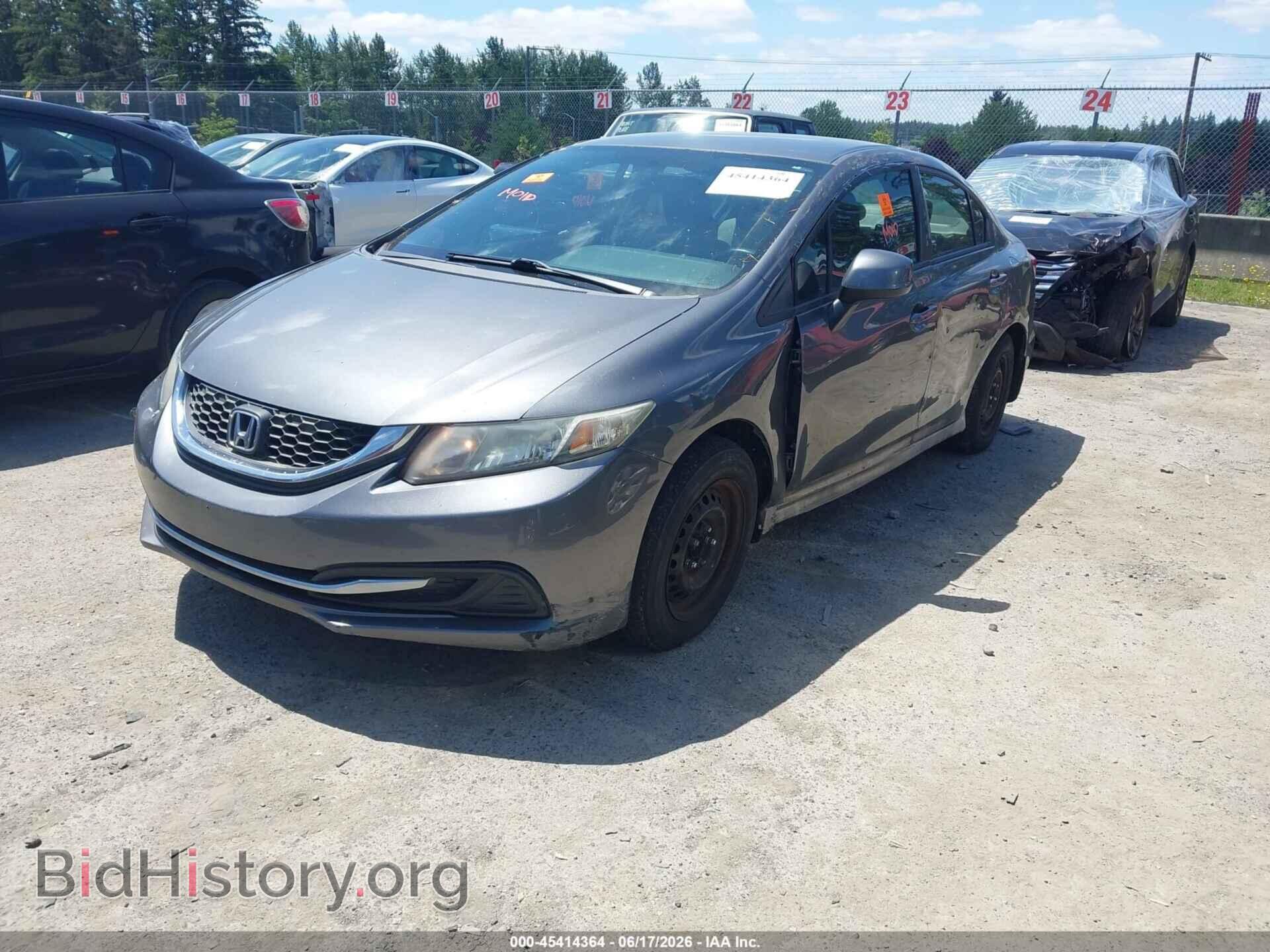 2013 HONDA CIVIC - VIN: 19XFB2F5XDE288710 - Фото 2