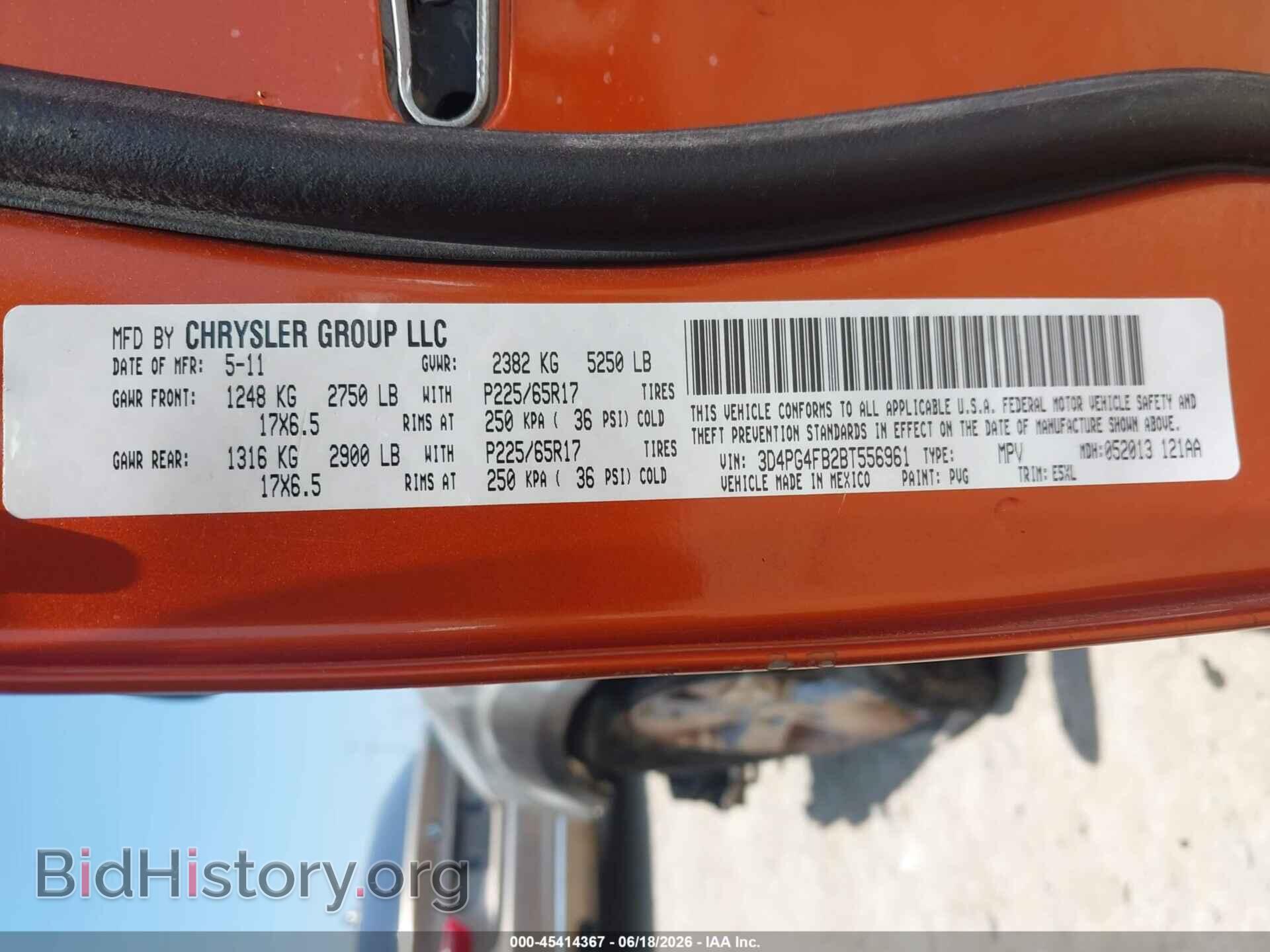 2011 DODGE JOURNEY - VIN: 3D4PG4FB2BT556961 - Photo 9