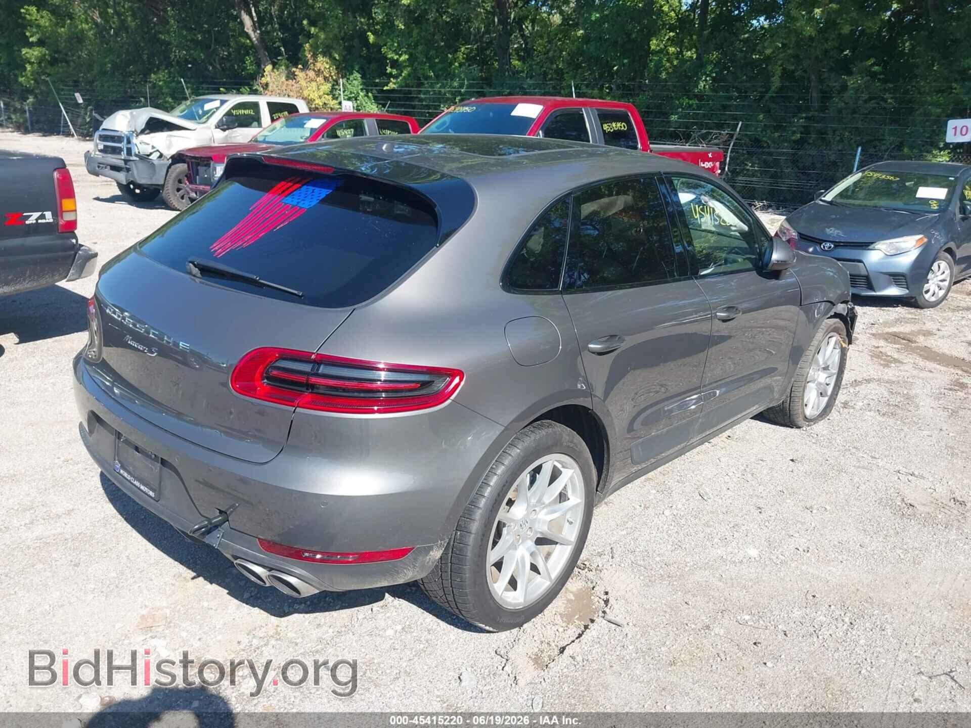 2016 PORSCHE MACAN - VIN: WP1AB2A50GLB56115 - Photo 4