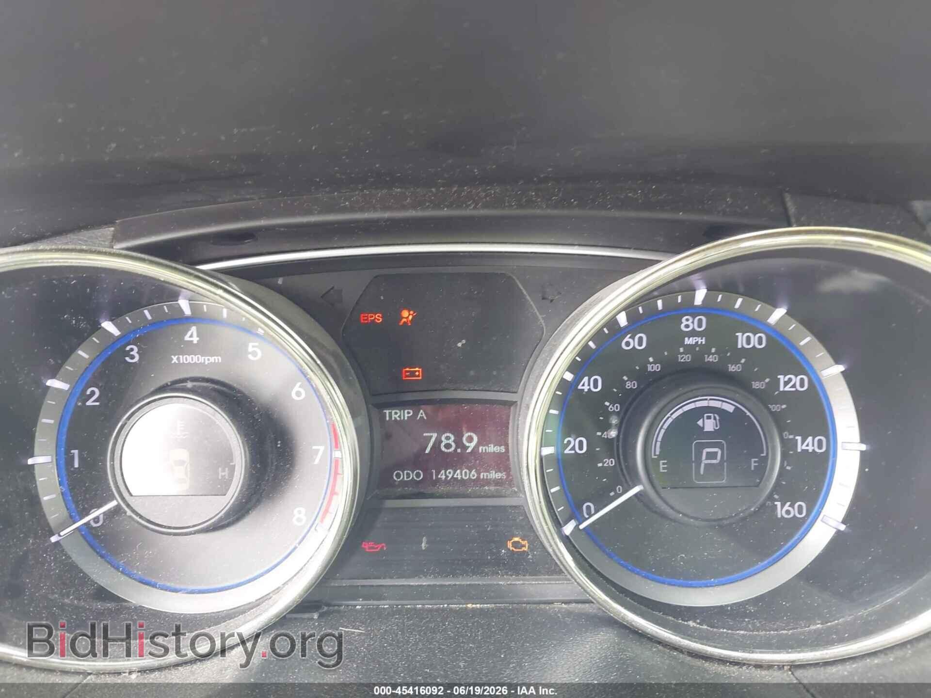 2012 HYUNDAI SONATA - VIN: 5NPEB4AC2CH470862 - Фото 7