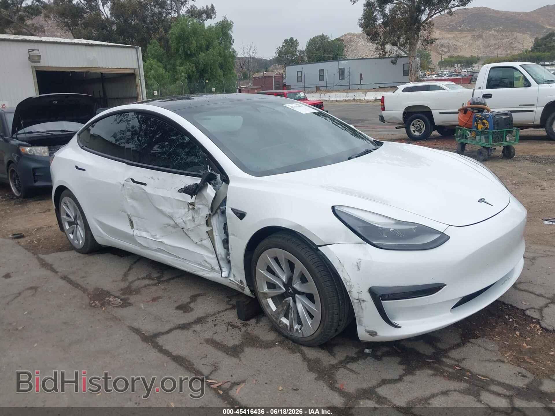 Photo 5YJ3E1EA7MF099042 - TESLA MODEL 3 2021