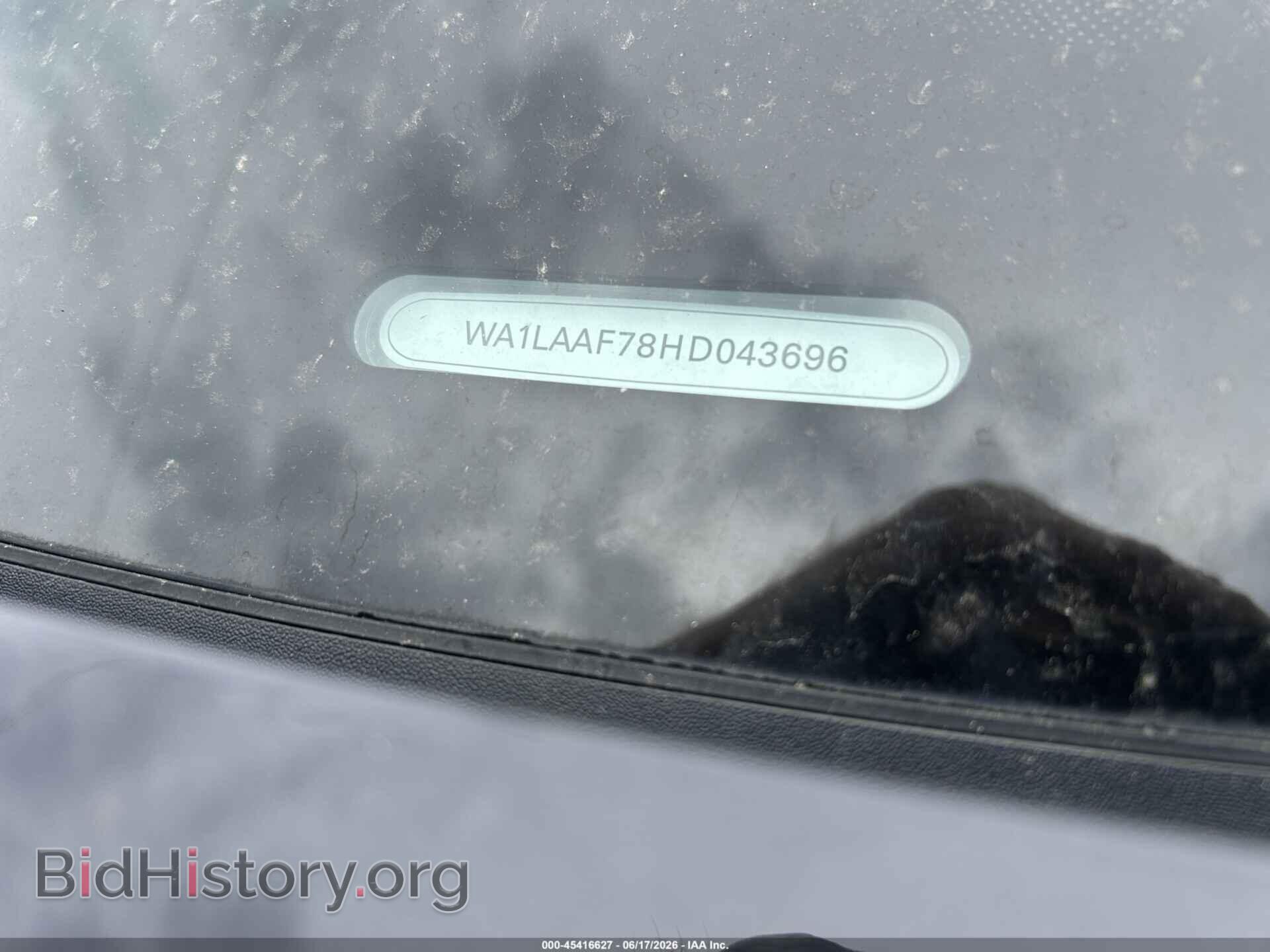 2017 AUDI Q7 - VIN: WA1LAAF78HD043696 - Фото 9