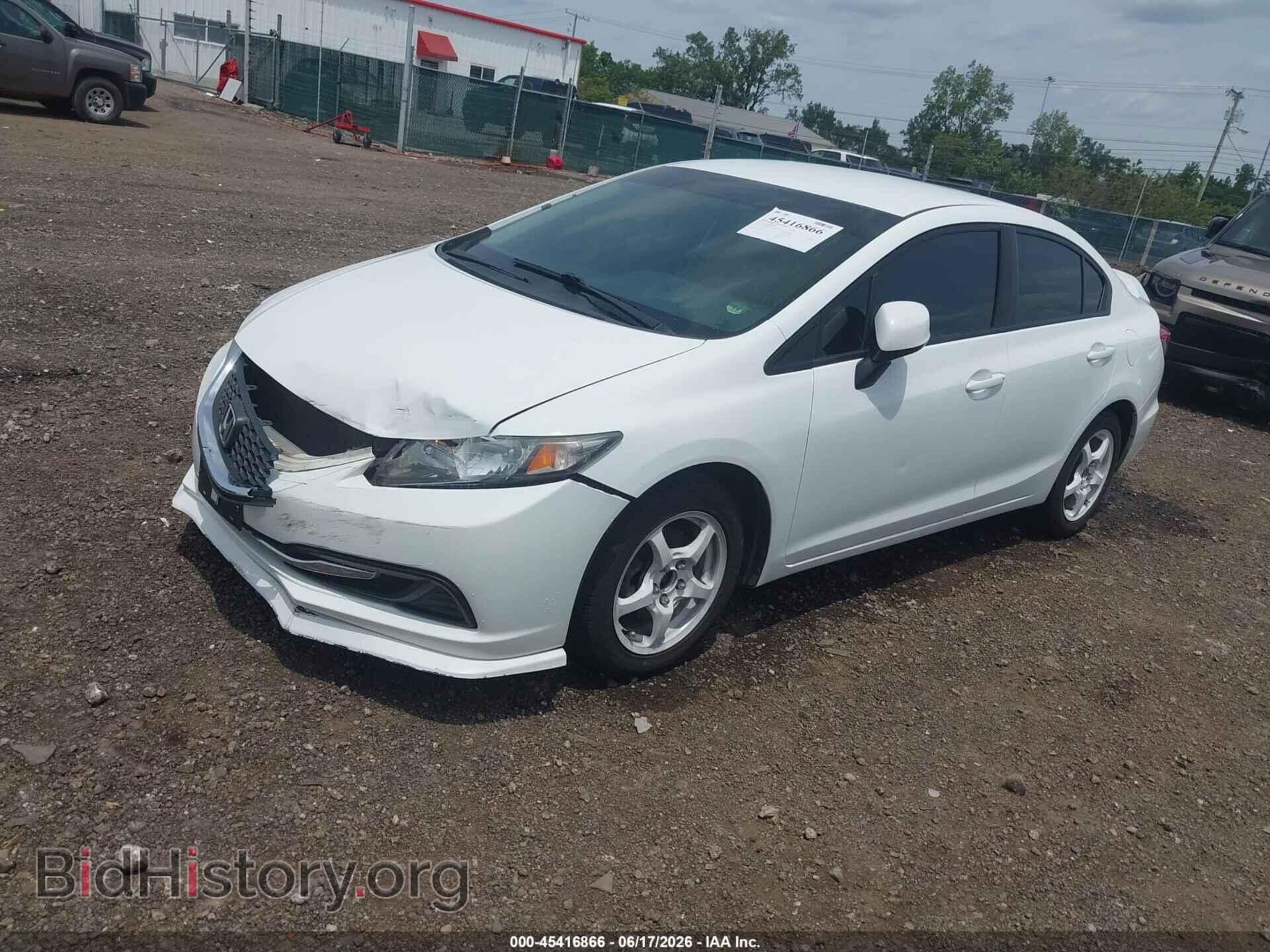 2013 HONDA CIVIC - VIN: 19XFB2F56DE094451 - Фото 2