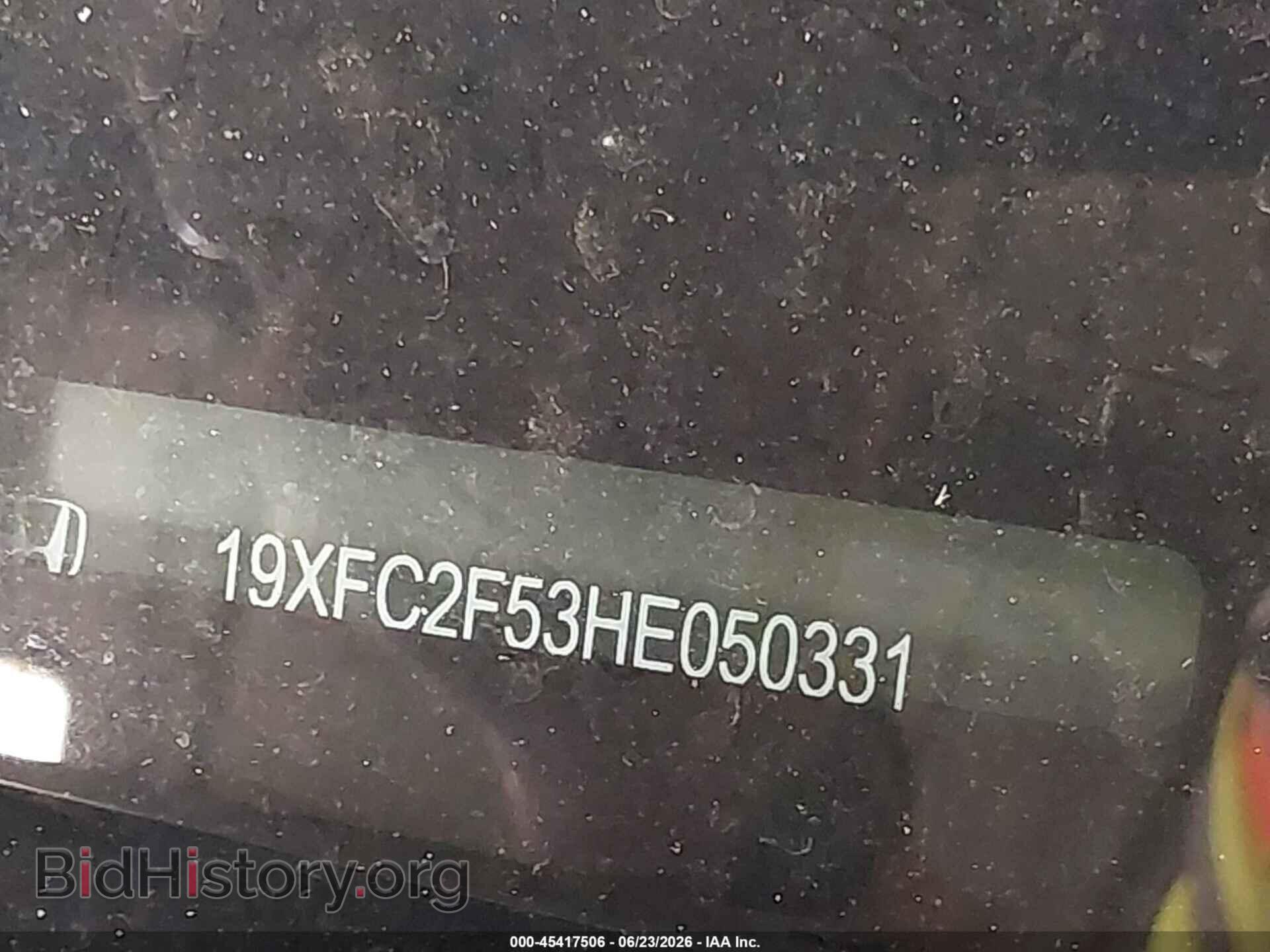 2017 HONDA CIVIC - VIN: 19XFC2F53HE050331 - Фото 17