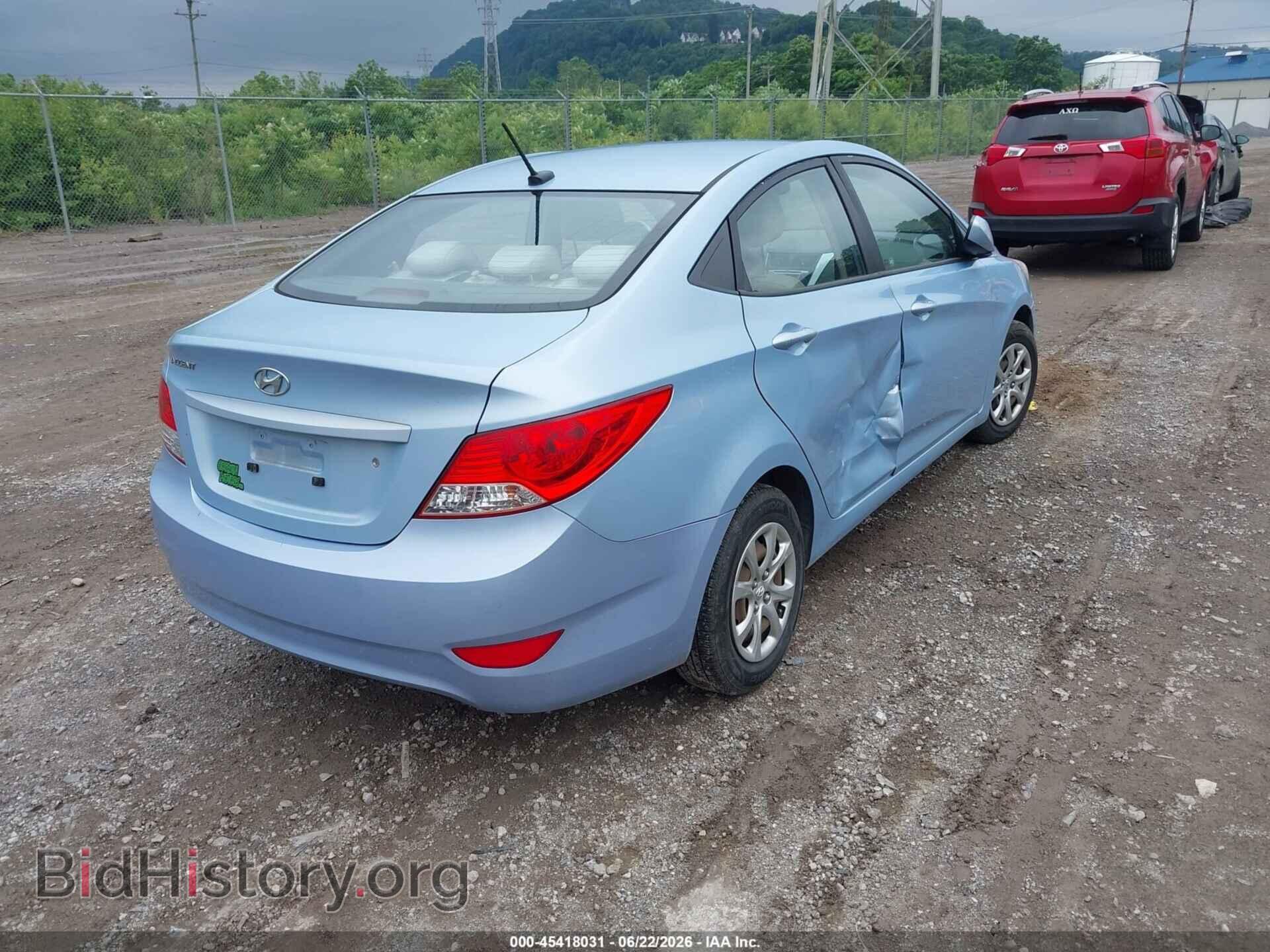 2013 HYUNDAI ACCENT - VIN: KMHCT4AE3DU430377 - Фото 4