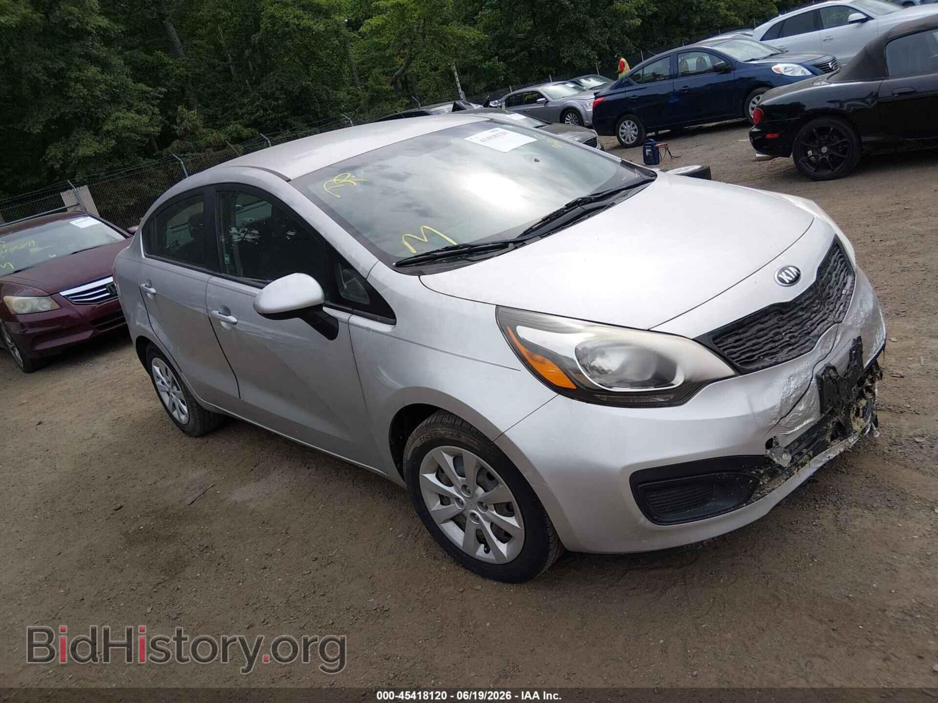 Фотография KNADM4A31E6419059 - KIA RIO 2014