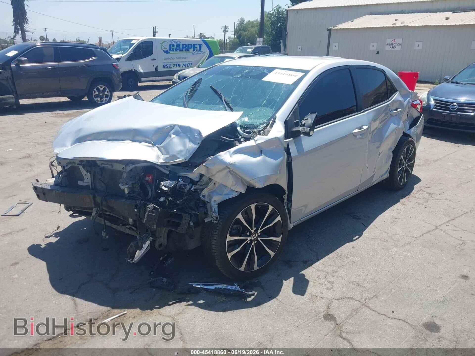 2018 TOYOTA COROLLA - VIN: 5YFBURHEXJP757934 - Фото 2