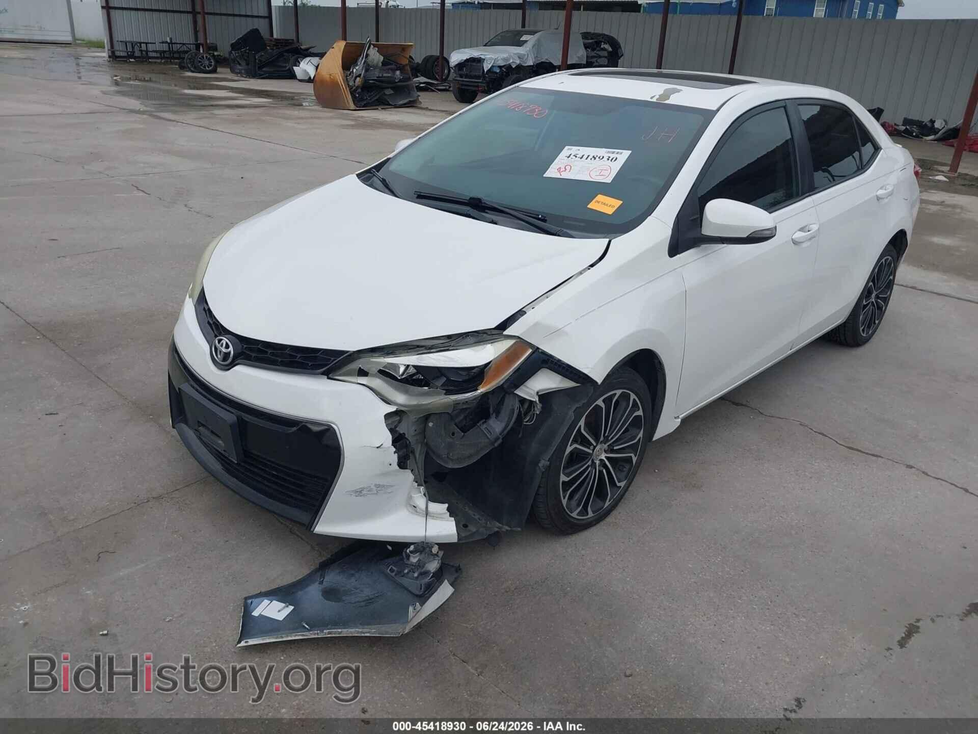 2014 TOYOTA COROLLA - VIN: 5YFBURHE8EP056119 - Фото 2