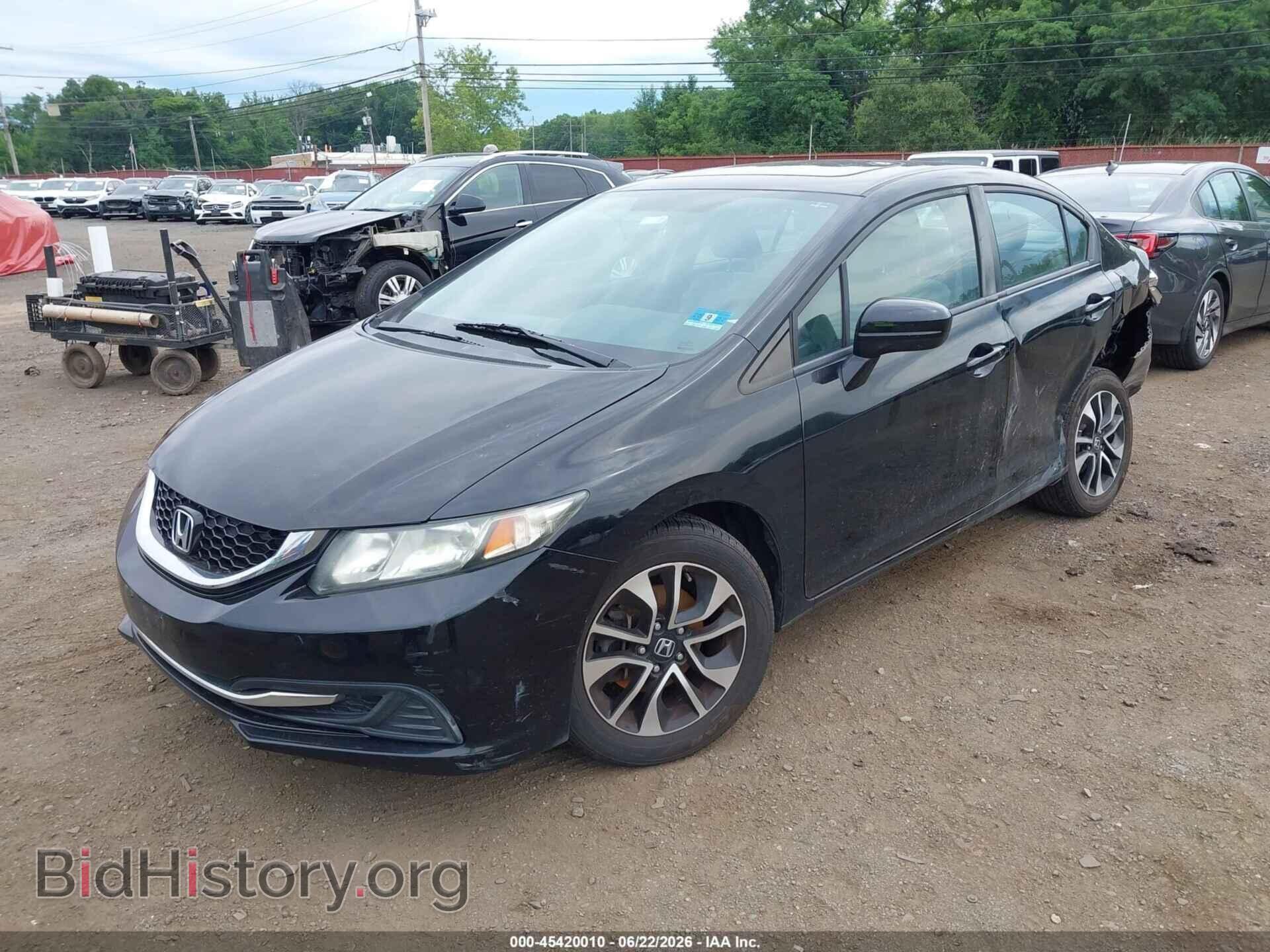 2014 HONDA CIVIC - VIN: 2HGFB2F80EH537386 - Фото 2