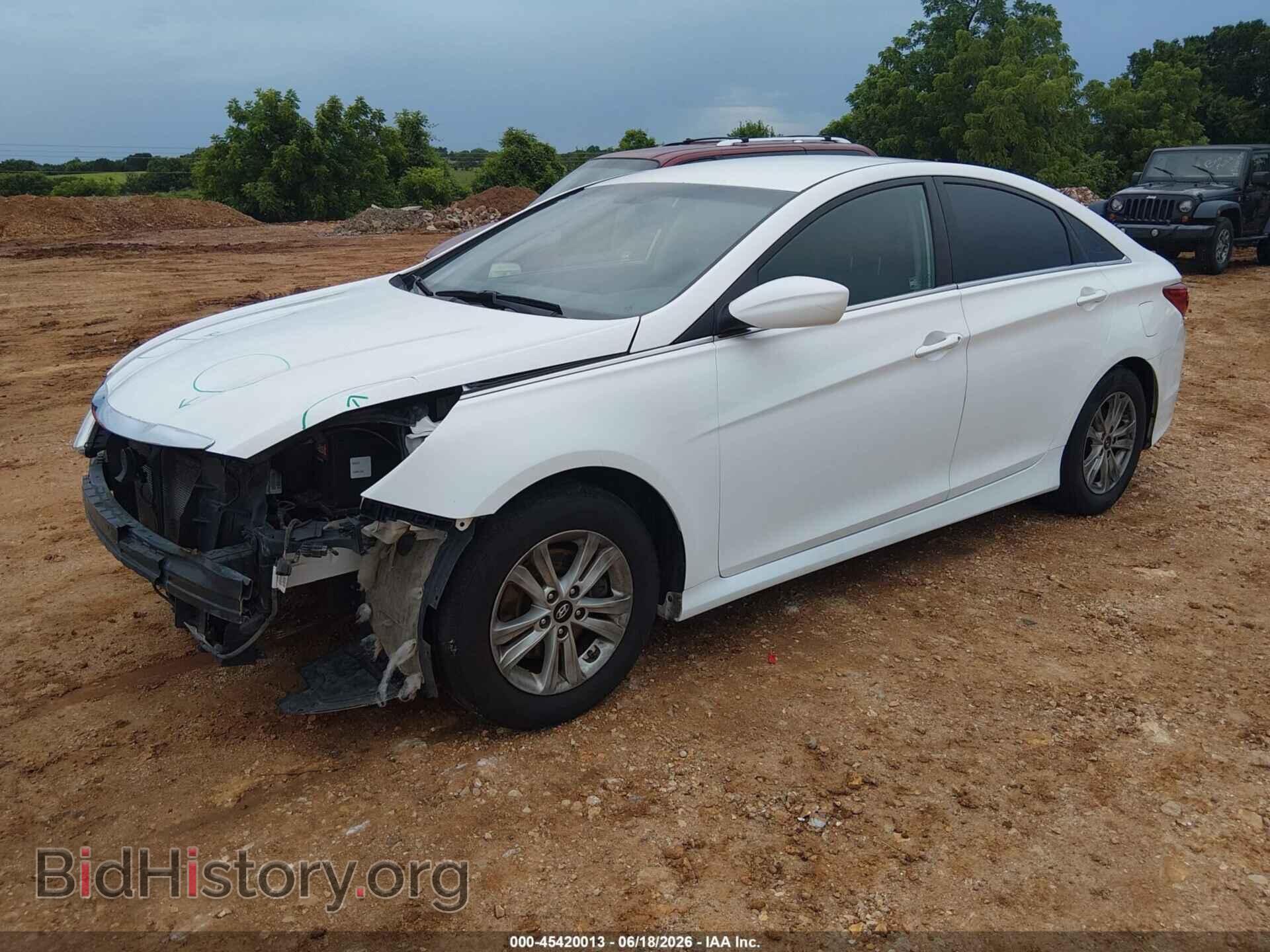 2014 HYUNDAI SONATA - VIN: 5NPEB4AC0EH878733 - Фото 2