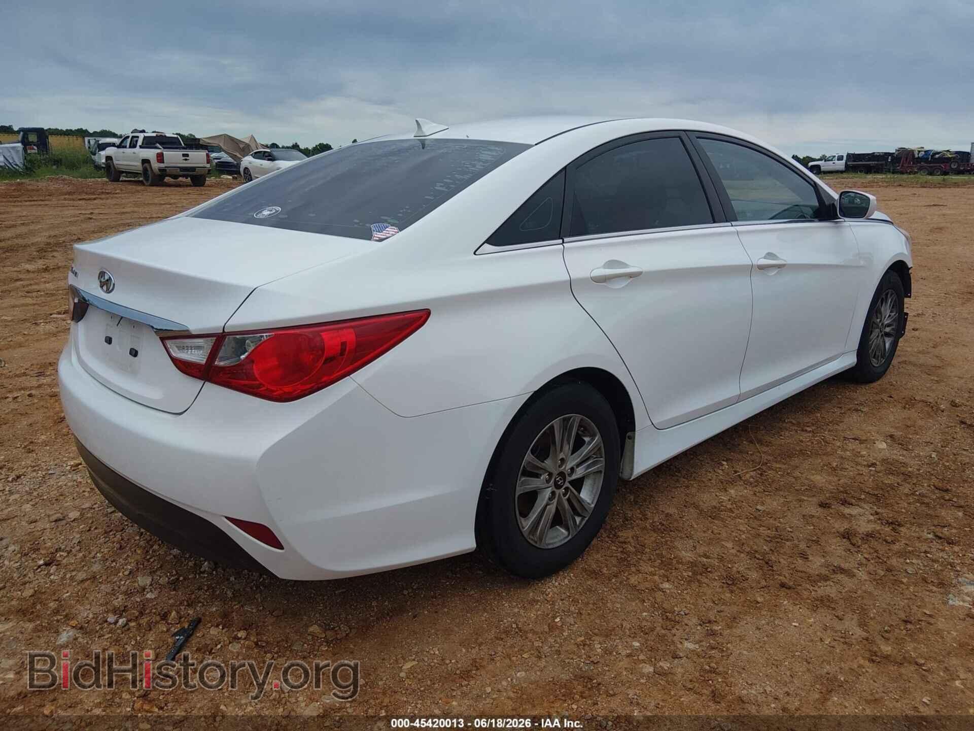 2014 HYUNDAI SONATA - VIN: 5NPEB4AC0EH878733 - Фото 4