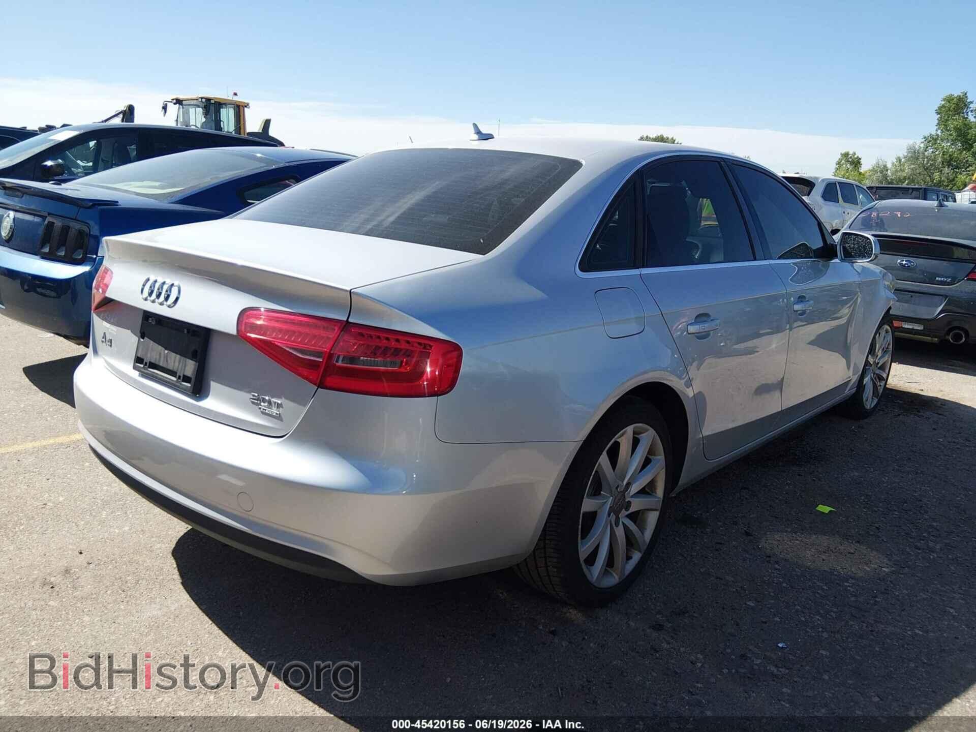 2013 AUDI A4 - VIN: WAUFFAFL9DN019670 - Photo 4