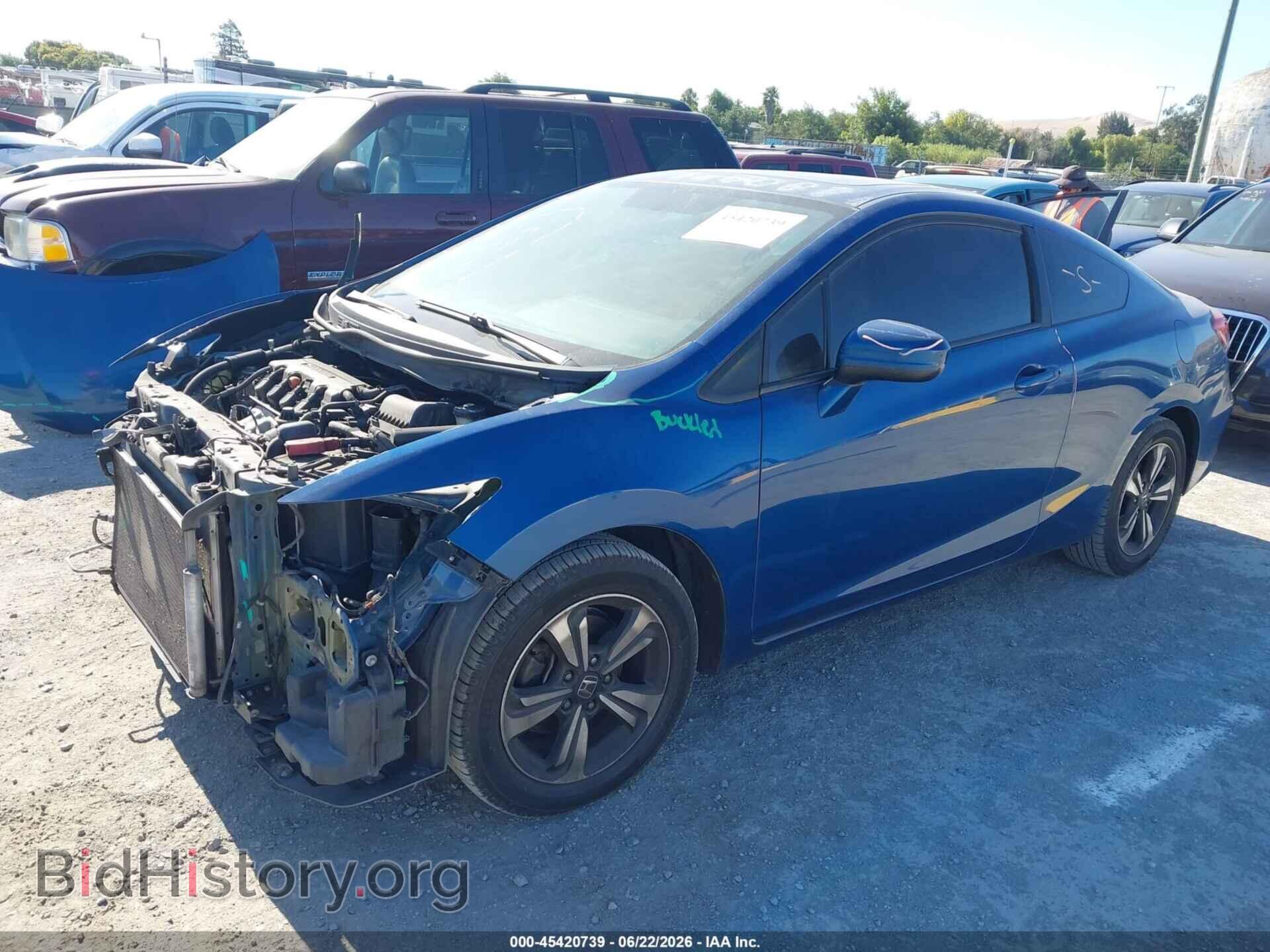 2014 HONDA CIVIC - VIN: 2HGFG3B8XEH507177 - Фото 2