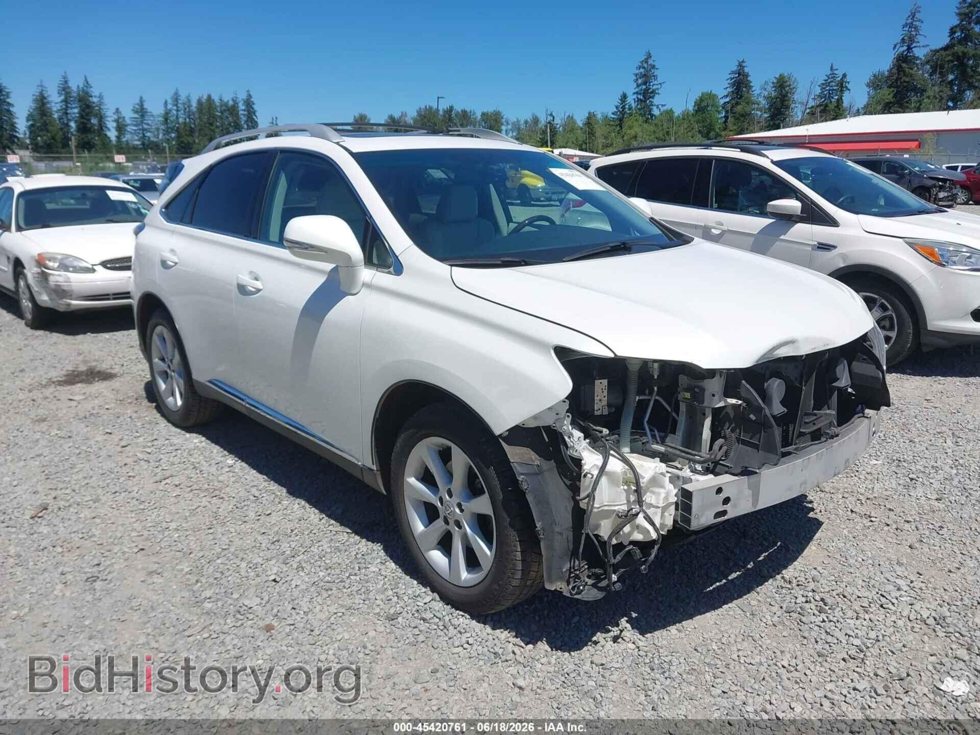 Фотография 2T2BK1BA1CC142166 - LEXUS RX 350 2012
