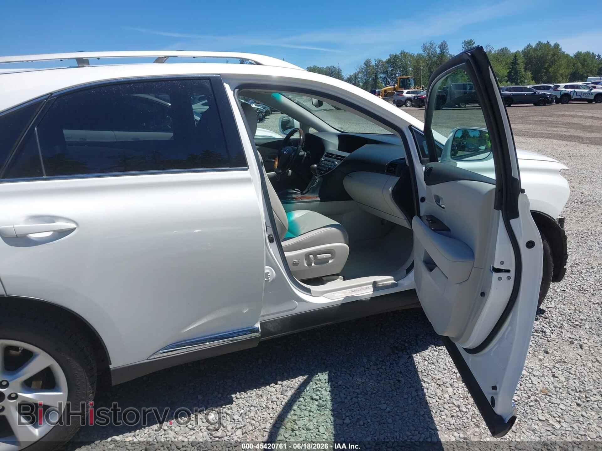 2012 LEXUS RX 350 - VIN: 2T2BK1BA1CC142166 - Фото 5
