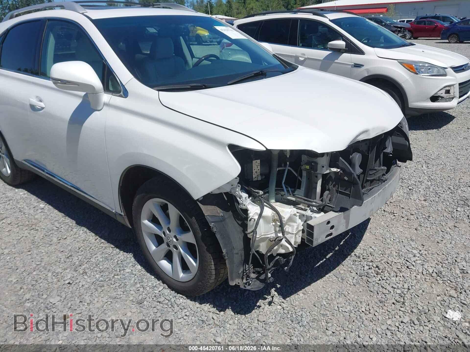 2012 LEXUS RX 350 - VIN: 2T2BK1BA1CC142166 - Фото 6