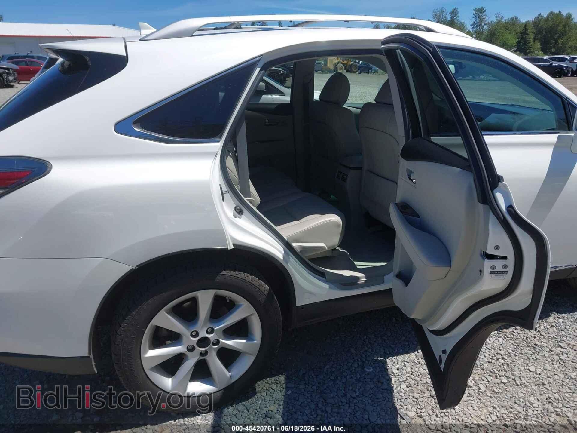 2012 LEXUS RX 350 - VIN: 2T2BK1BA1CC142166 - Фото 8