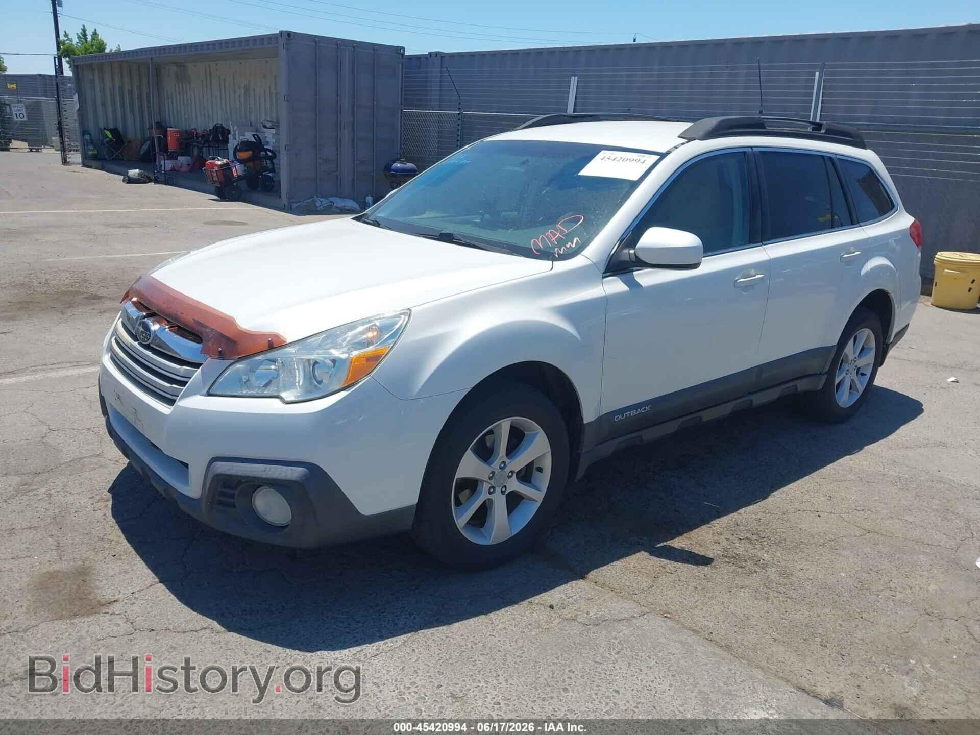 2013 SUBARU OUTBACK - VIN: 4S4BRBCC2D3204380 - Фото 2
