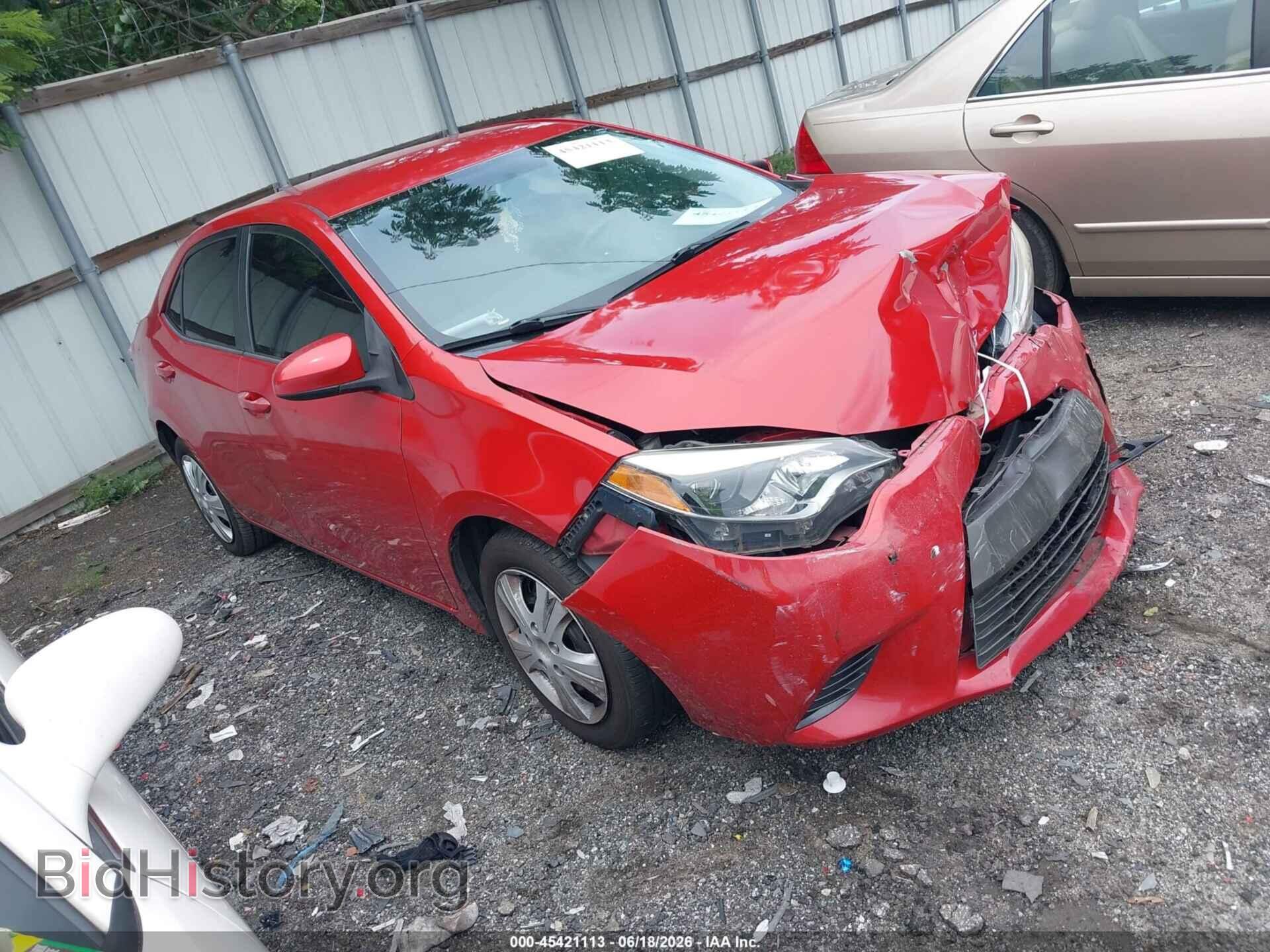 Фотография 5YFBURHE7FP304801 - TOYOTA COROLLA 2015