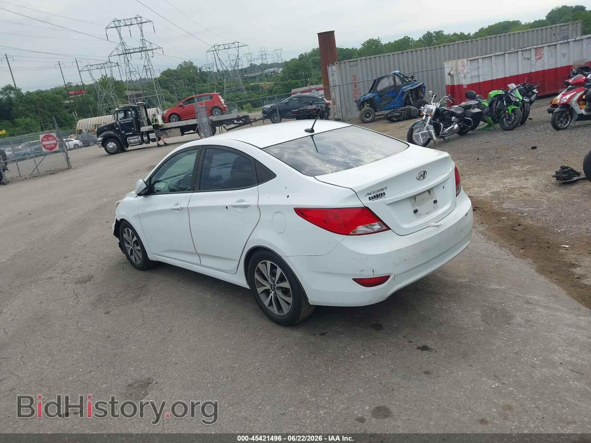 2017 HYUNDAI ACCENT - VIN: KMHCT4AE9HU334940 - Фото 3