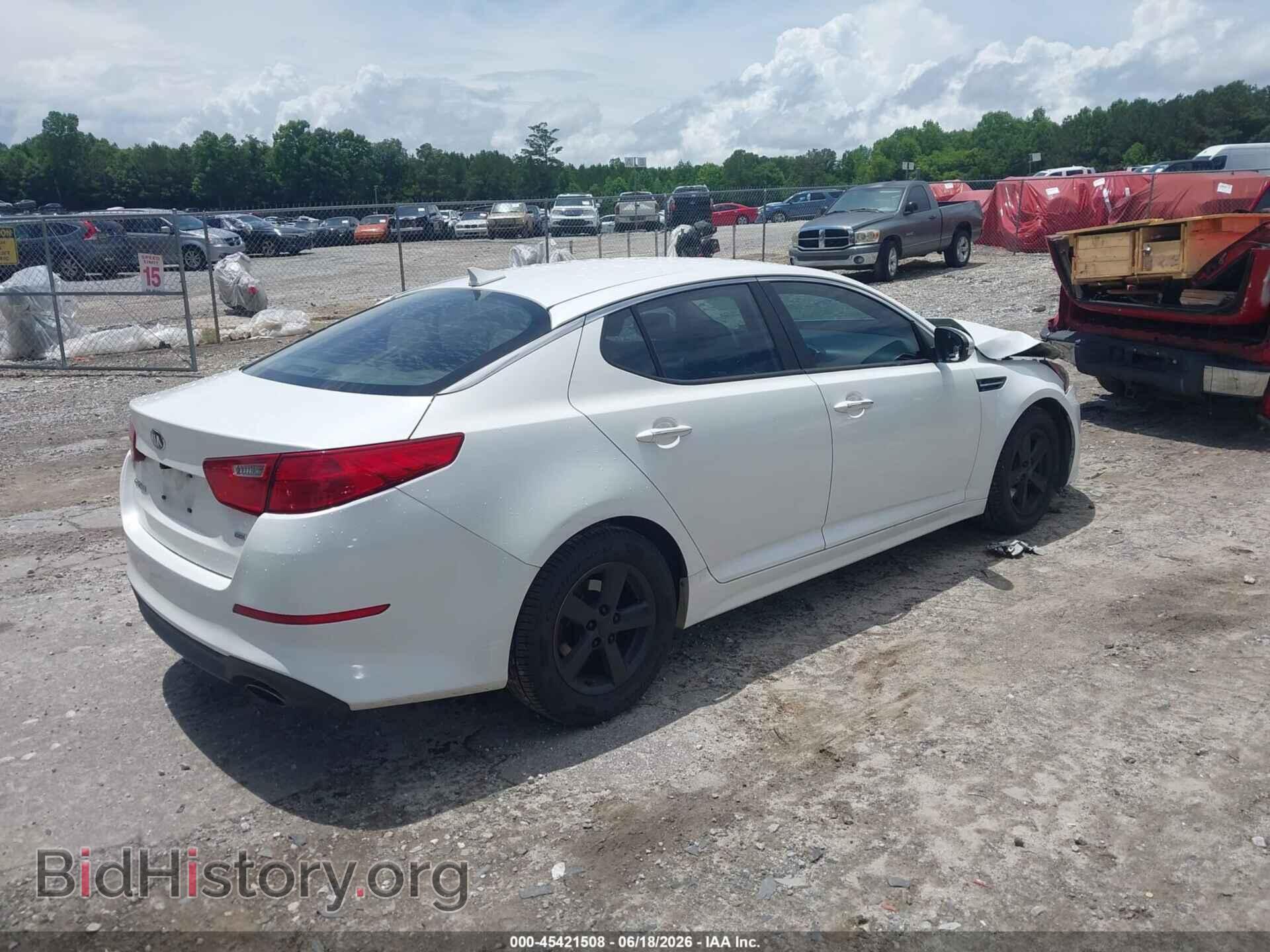 2015 KIA OPTIMA - VIN: KNAGM4A73F5558956 - Фото 4