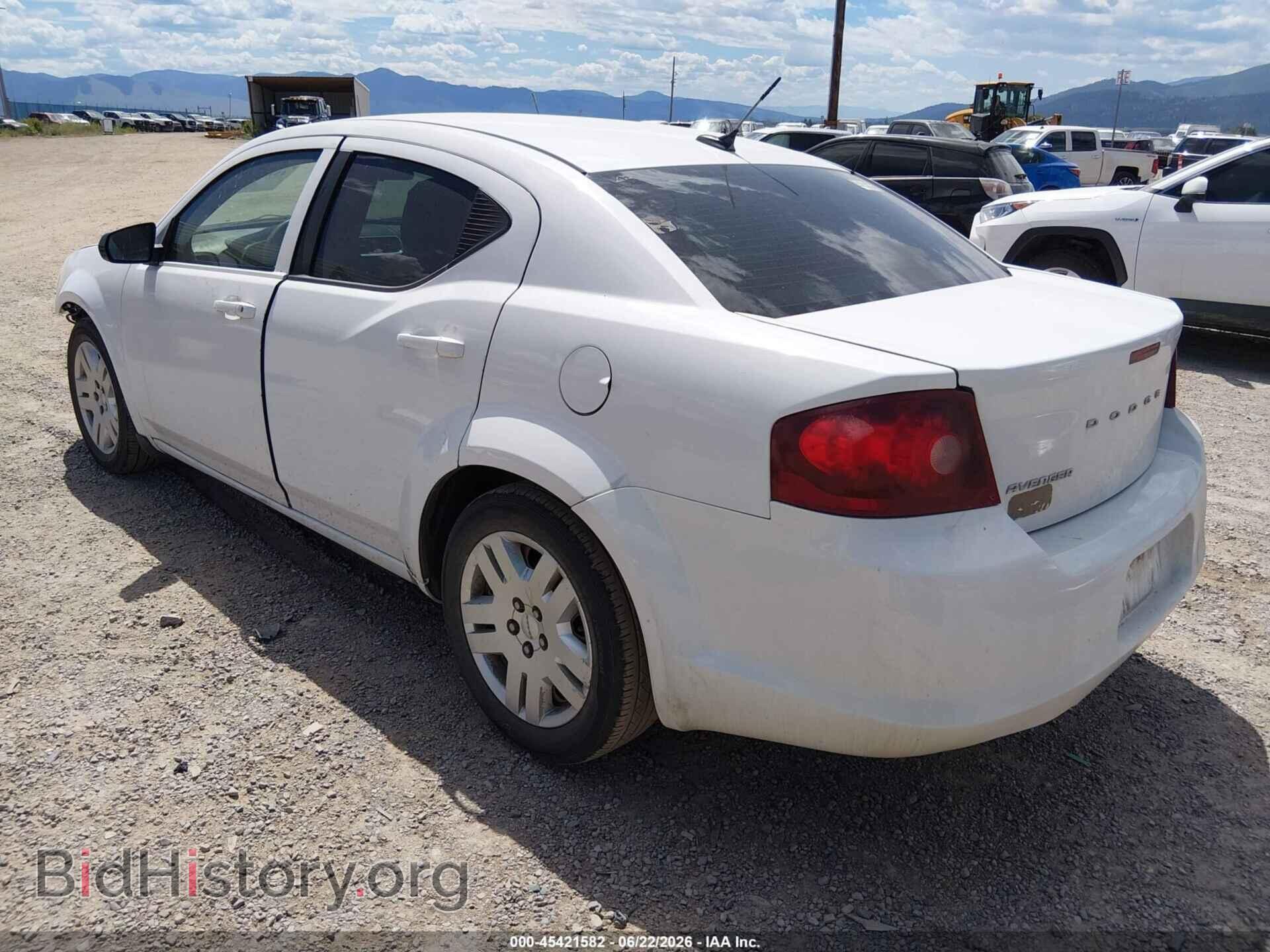 2013 DODGE AVENGER - VIN: 1C3CDZAB8DN530929 - Фото 3