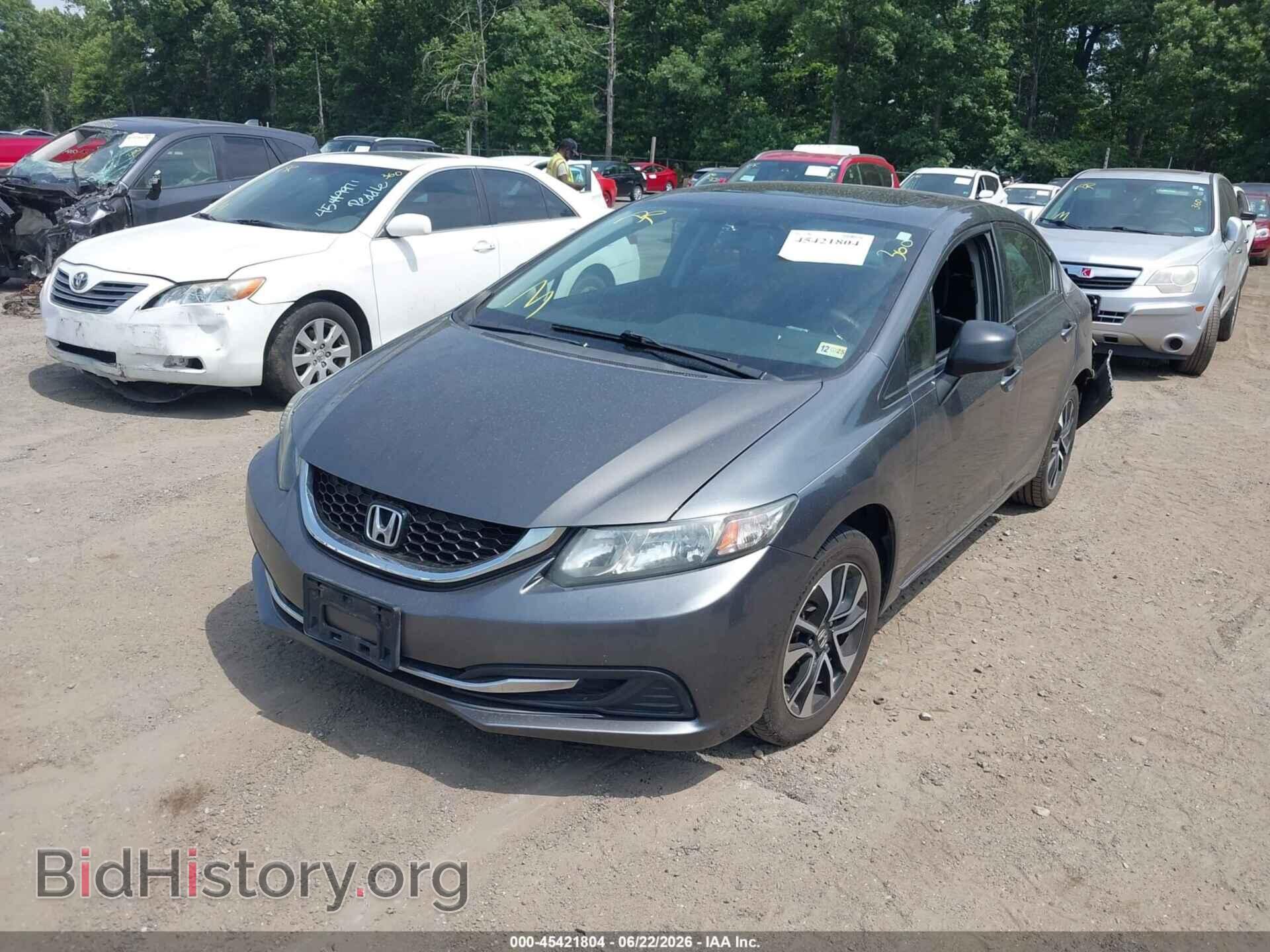 2013 HONDA CIVIC - VIN: 2HGFB2F89DH502571 - Фото 2