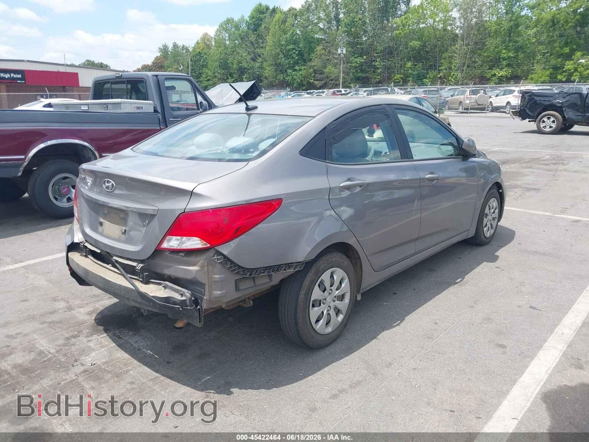 2017 HYUNDAI ACCENT - VIN: KMHCT4AE6HU377597 - Фото 4