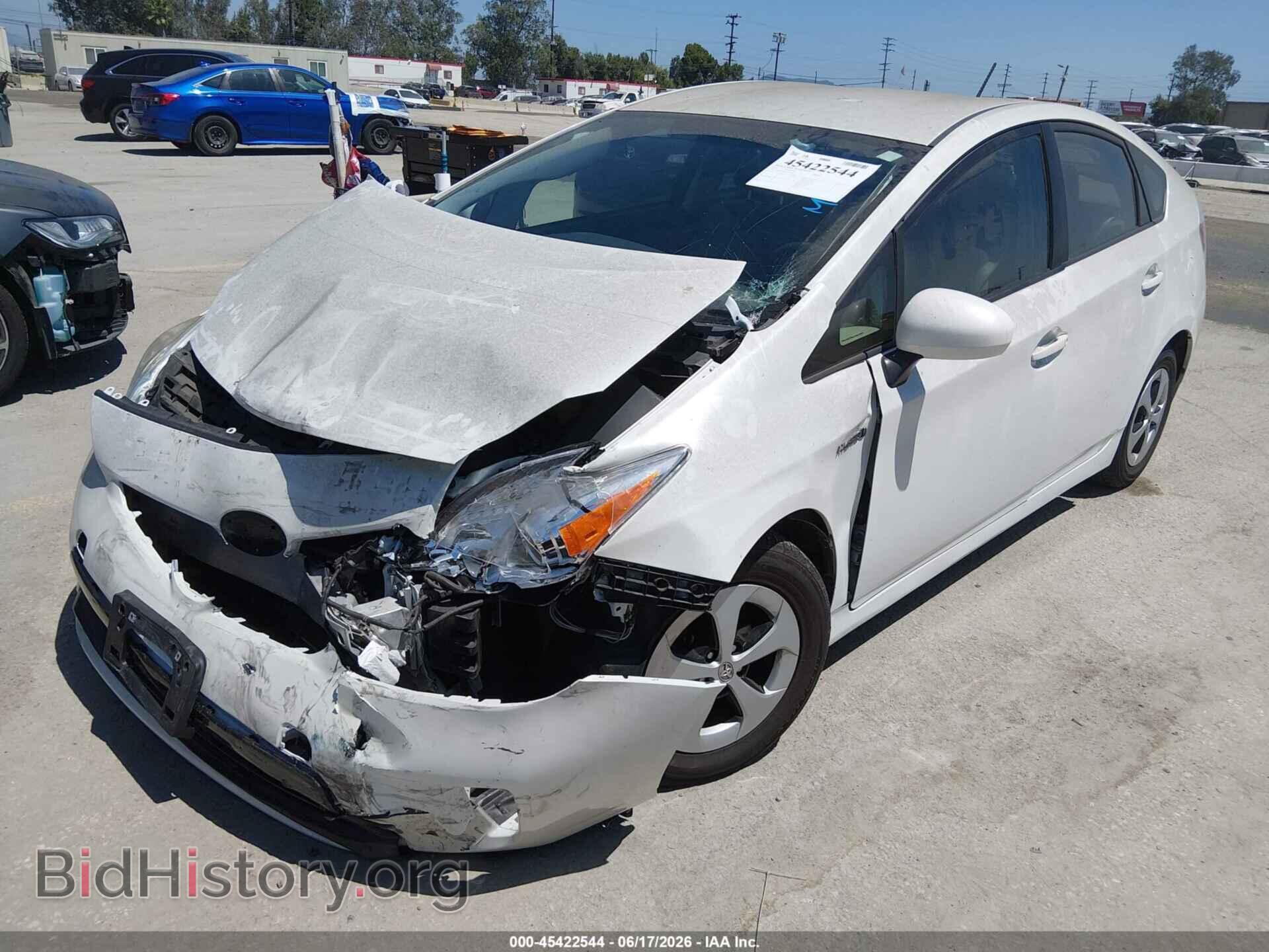 2014 TOYOTA PRIUS - VIN: JTDKN3DU2E1759632 - Фото 2