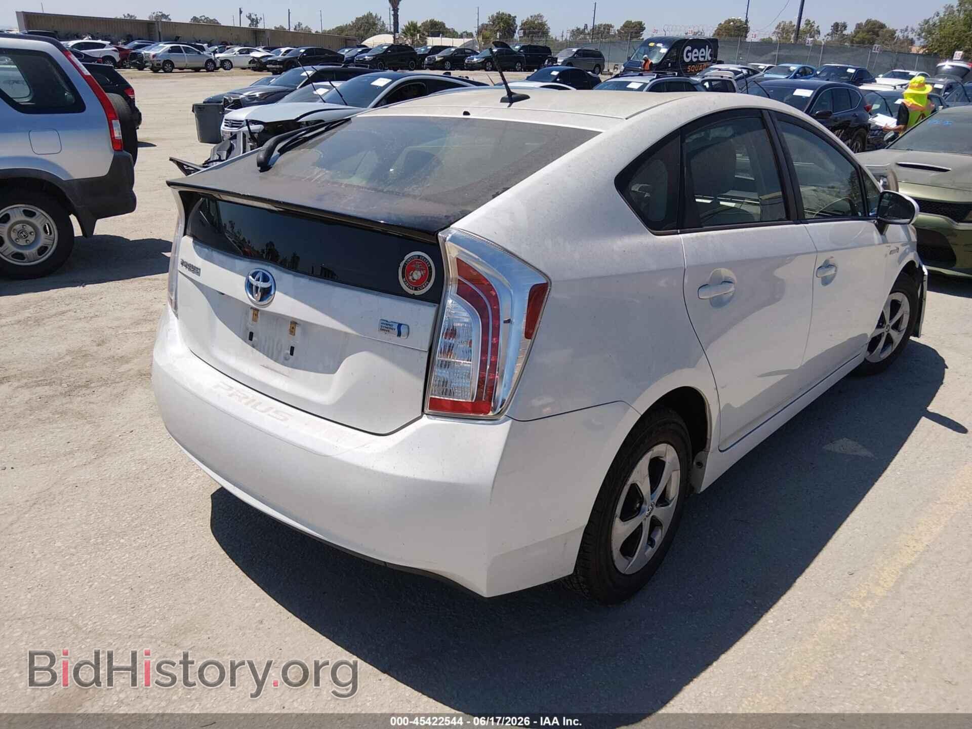 2014 TOYOTA PRIUS - VIN: JTDKN3DU2E1759632 - Фото 4
