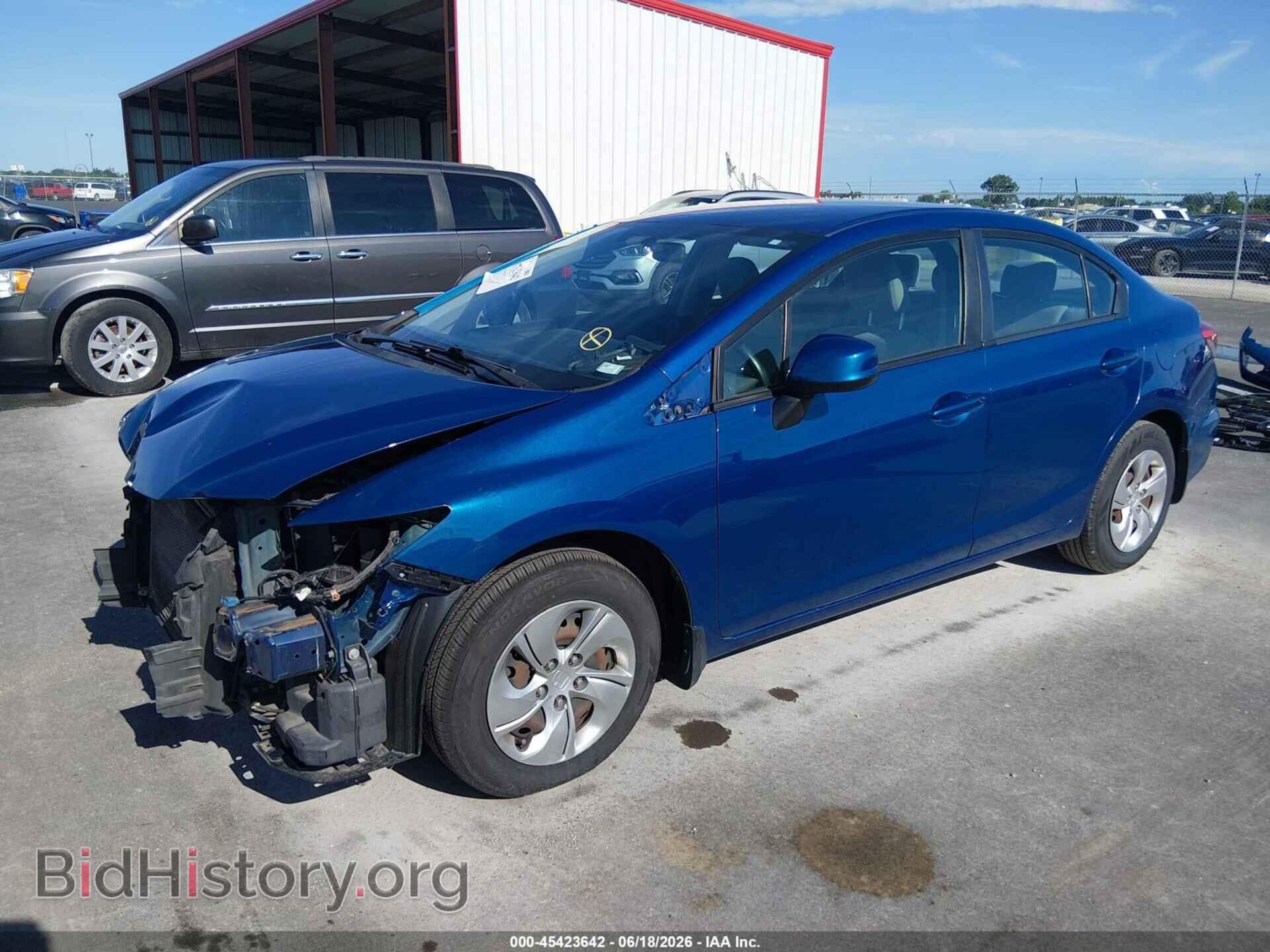 2013 HONDA CIVIC - VIN: 19XFB2F5XDE065809 - Фото 2