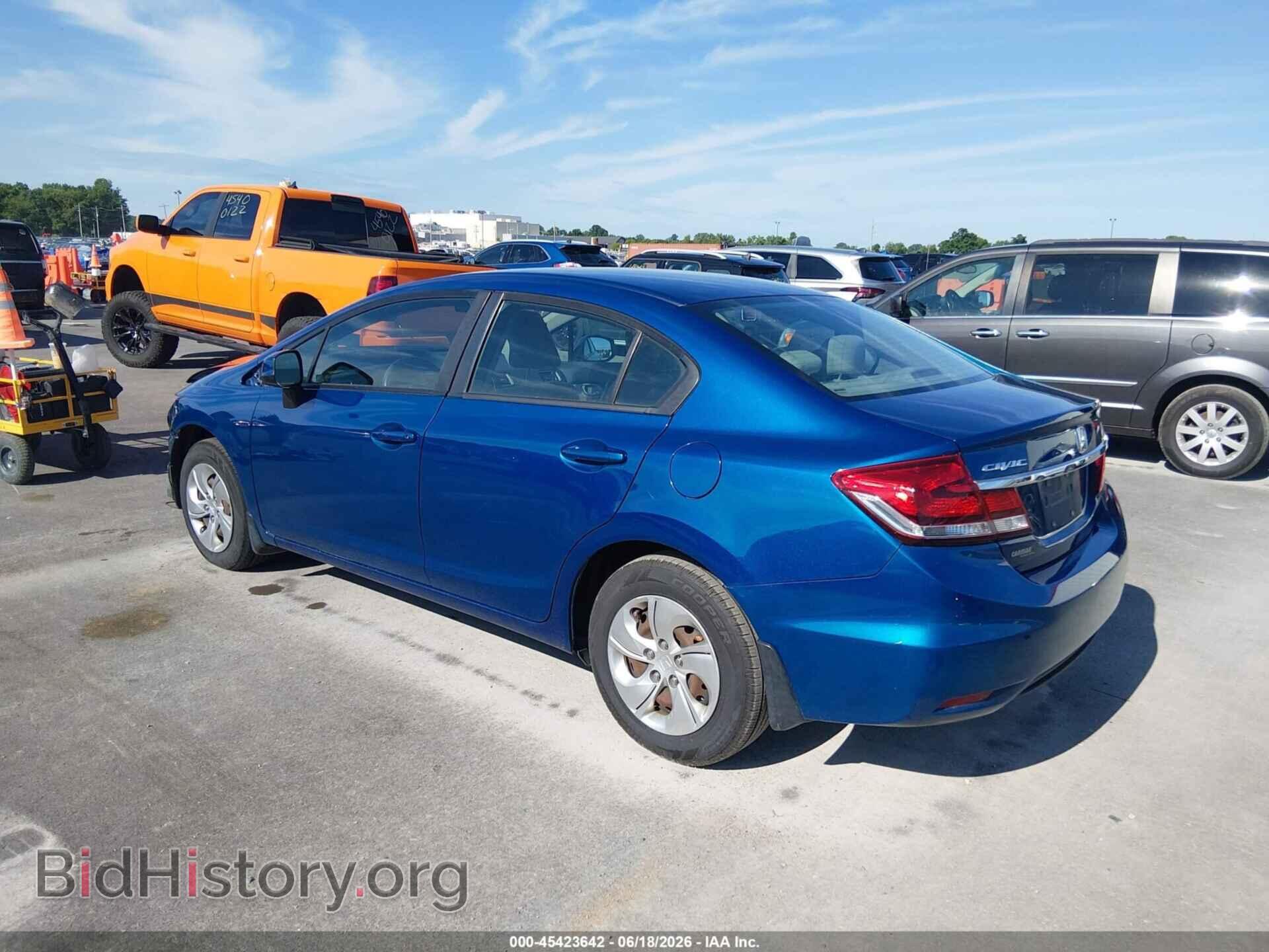 2013 HONDA CIVIC - VIN: 19XFB2F5XDE065809 - Фото 3