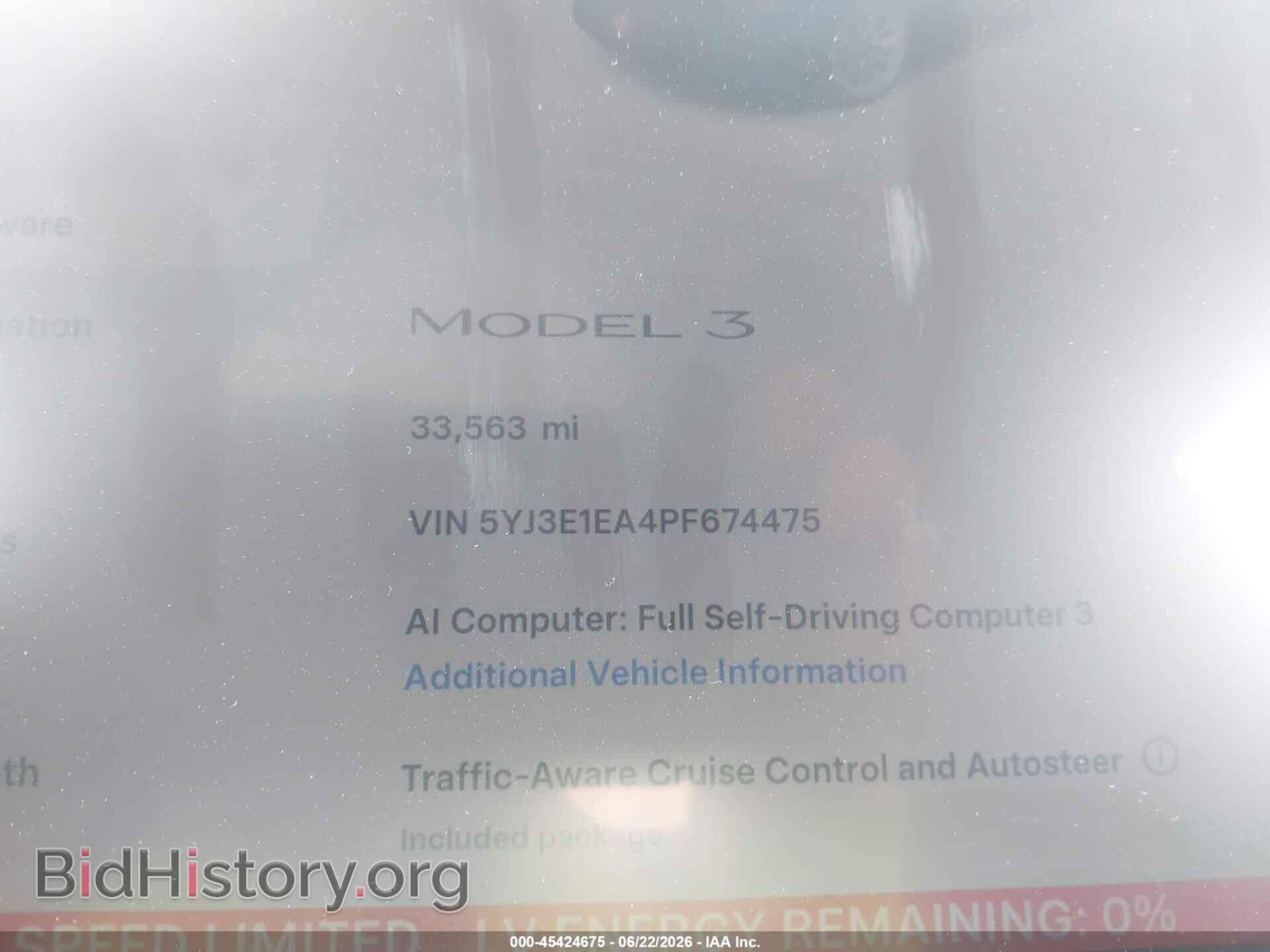 2023 TESLA MODEL 3 - VIN: 5YJ3E1EA4PF674475 - Фото 7