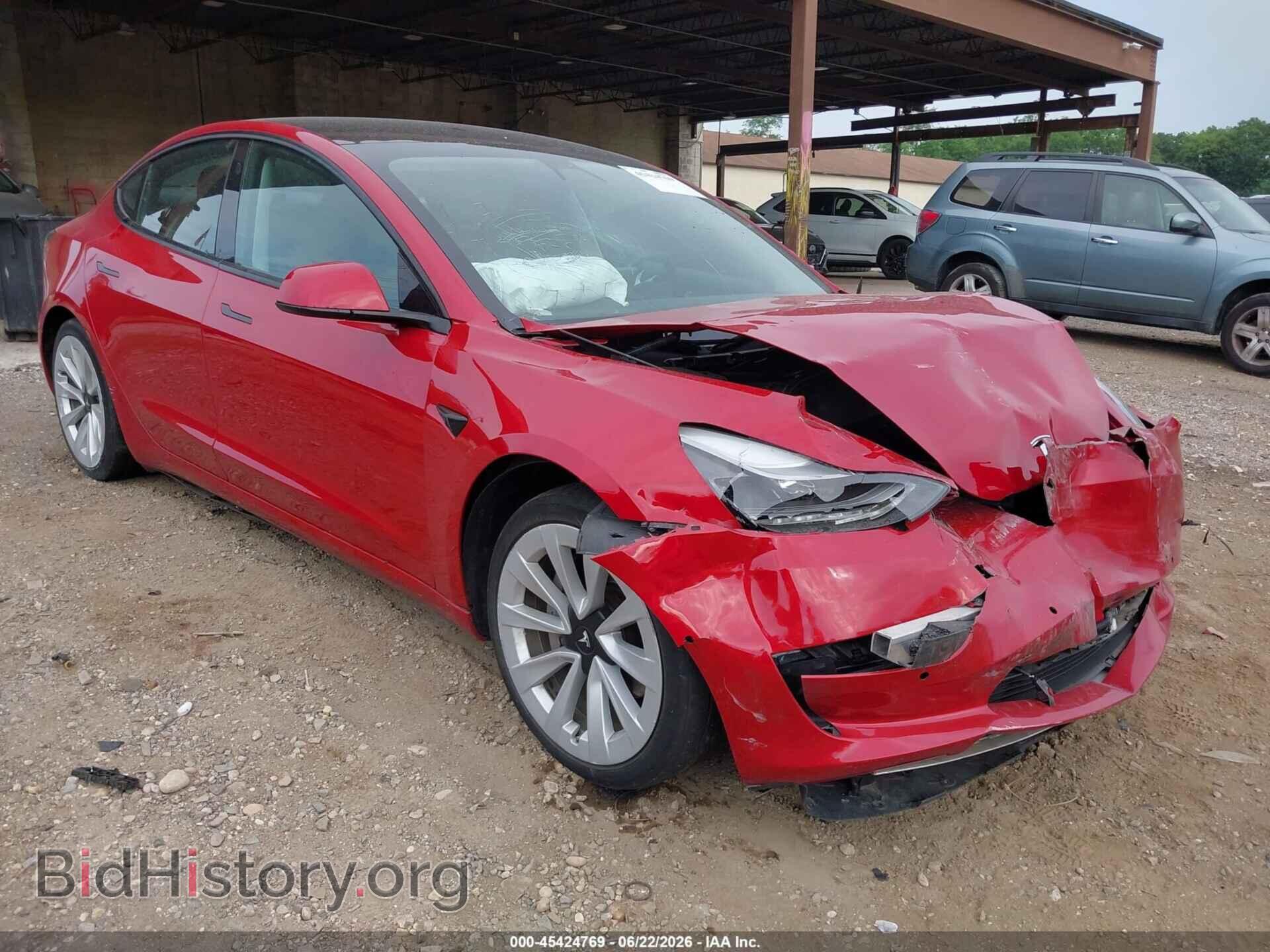 Фотография 5YJ3E1EB9MF060865 - TESLA MODEL 3 2021