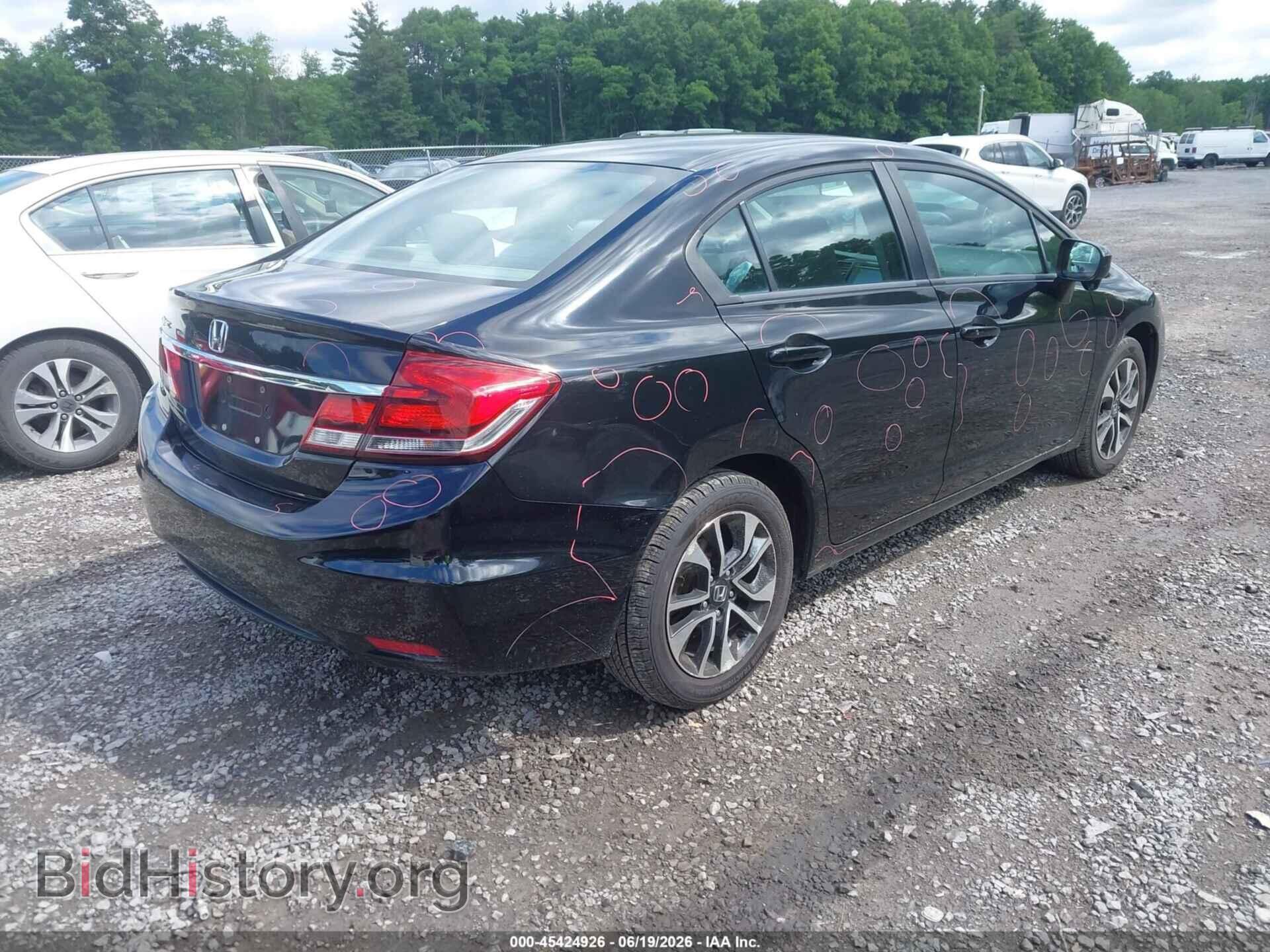 2014 HONDA CIVIC - VIN: 2HGFB2F85EH554586 - Фото 4
