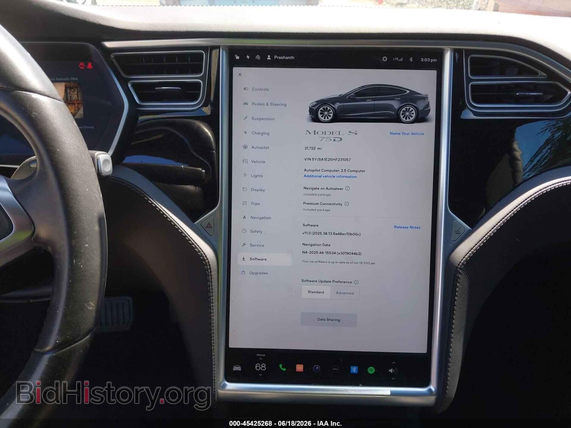 2017 TESLA MODEL S - VIN: 5YJSA1E25HF231057 - Photo 18