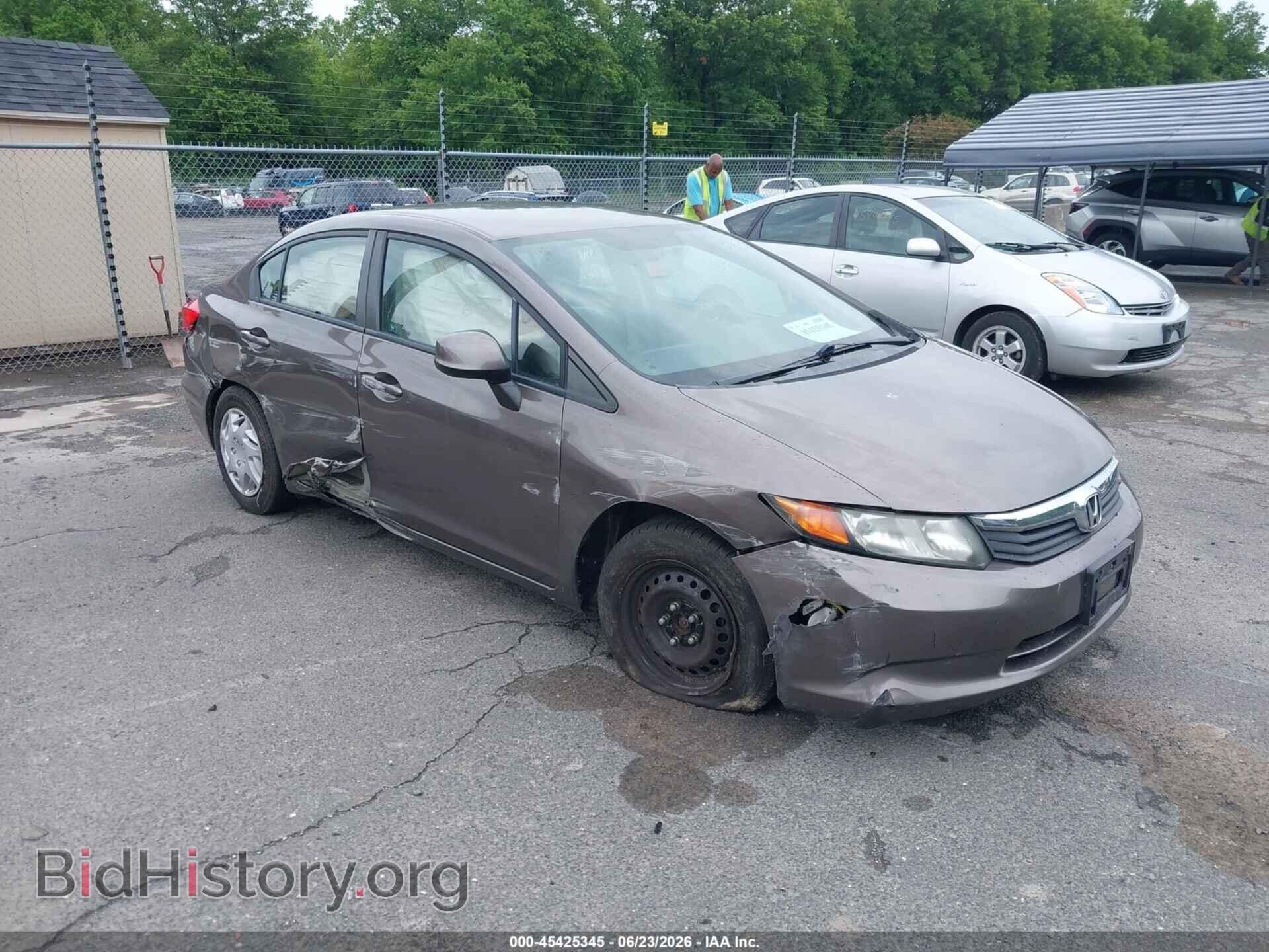 Фотография 2HGFB2F57CH554222 - HONDA CIVIC 2012