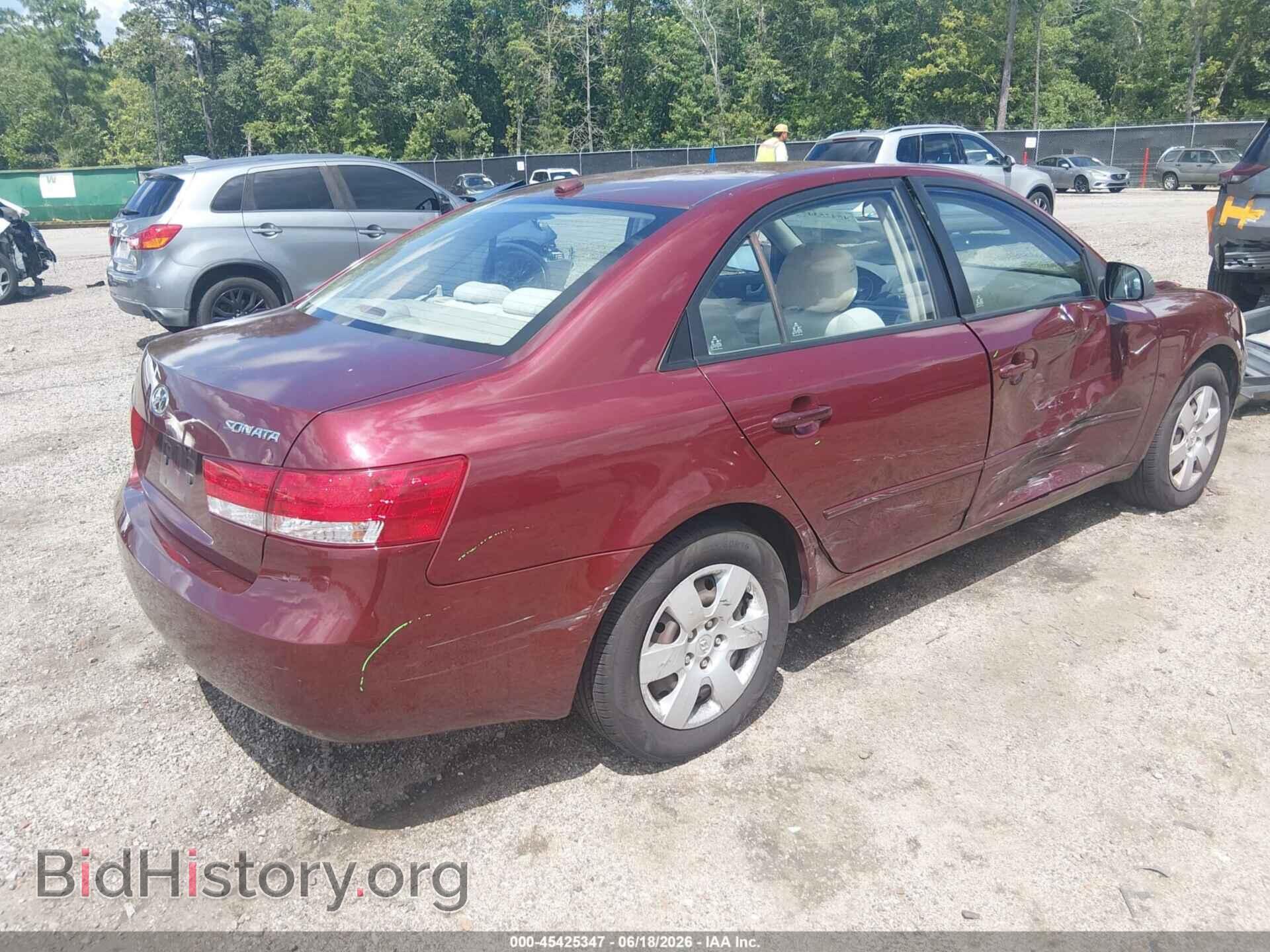 2008 HYUNDAI SONATA - VIN: 5NPET46C28H354591 - Фото 4
